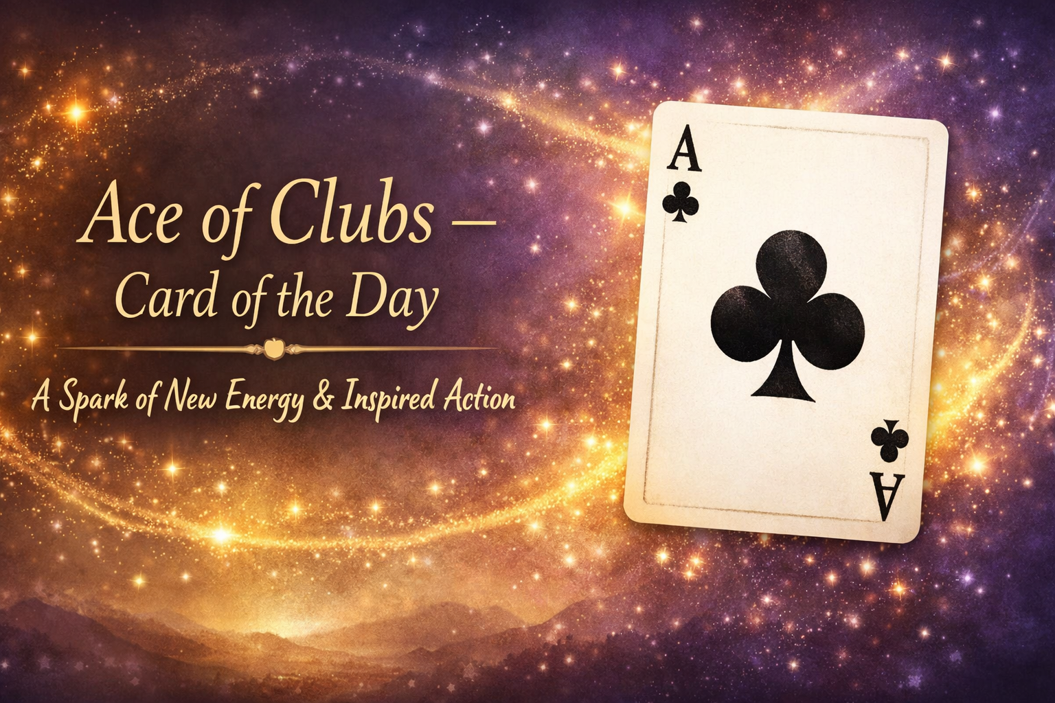 Ace of Clubs – Card of the Day