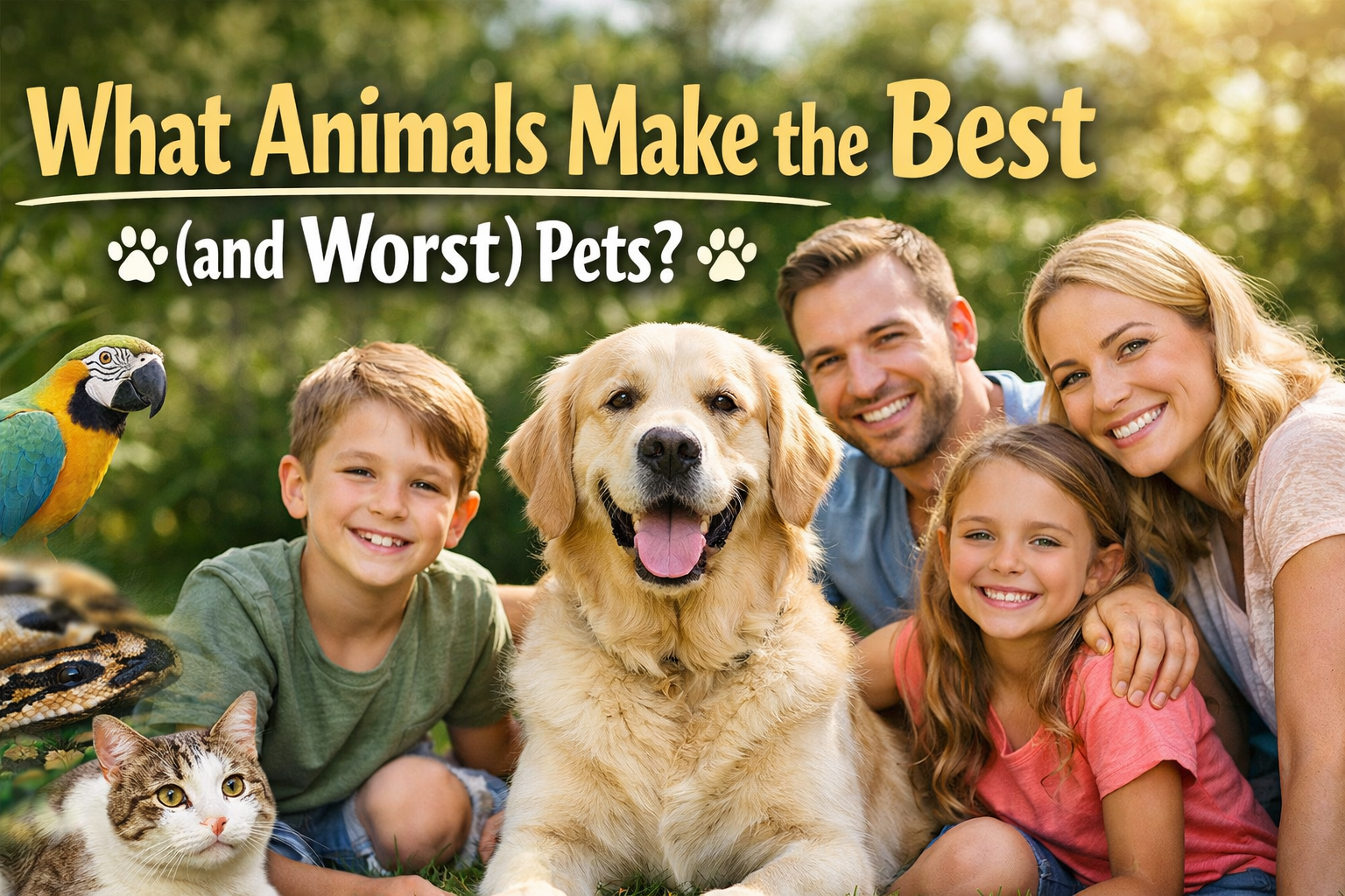 What Animals Make the Best (and Worst) Pets?