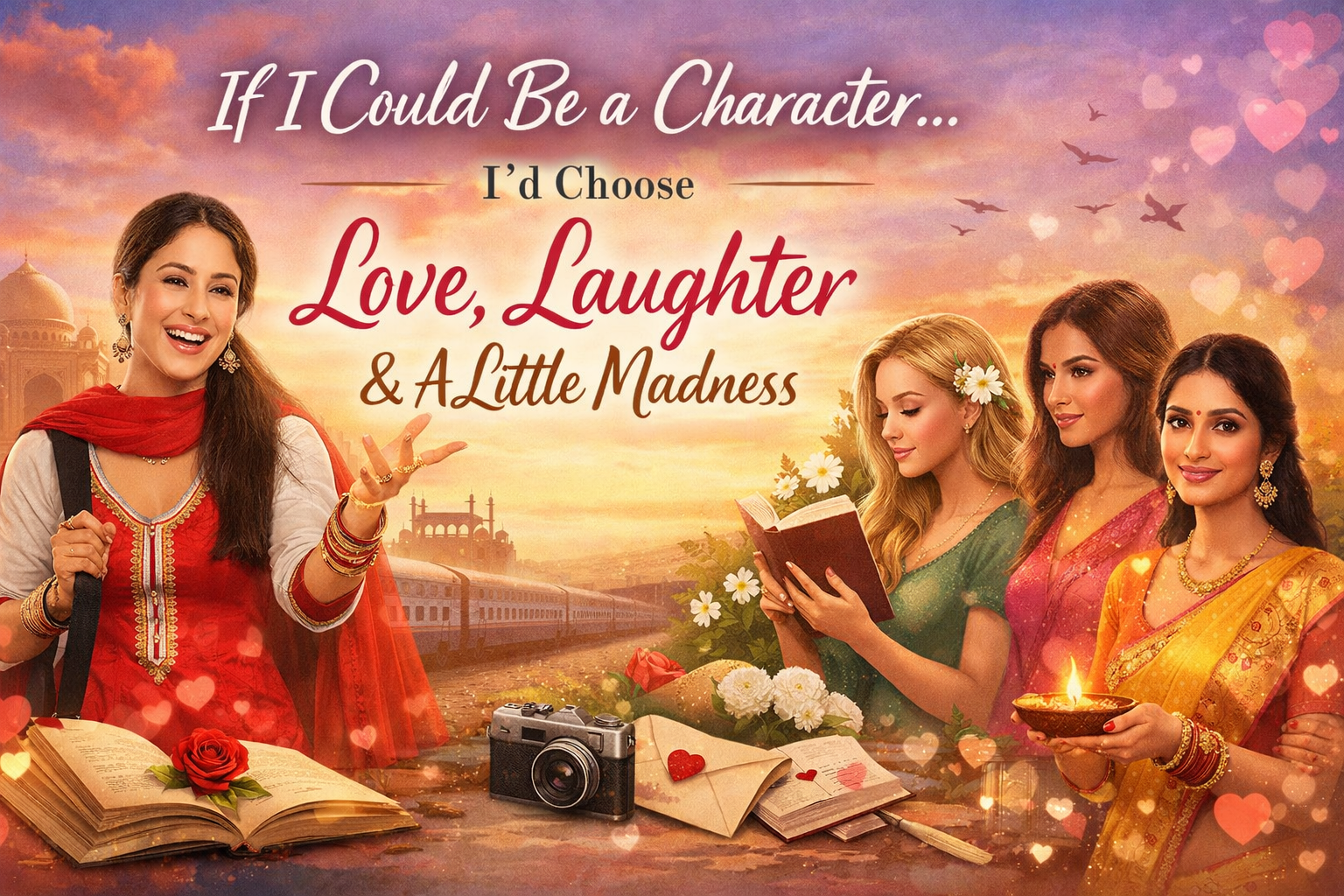 If I Could Be a Character… I’d Choose Love, Laughter & A Little Madness