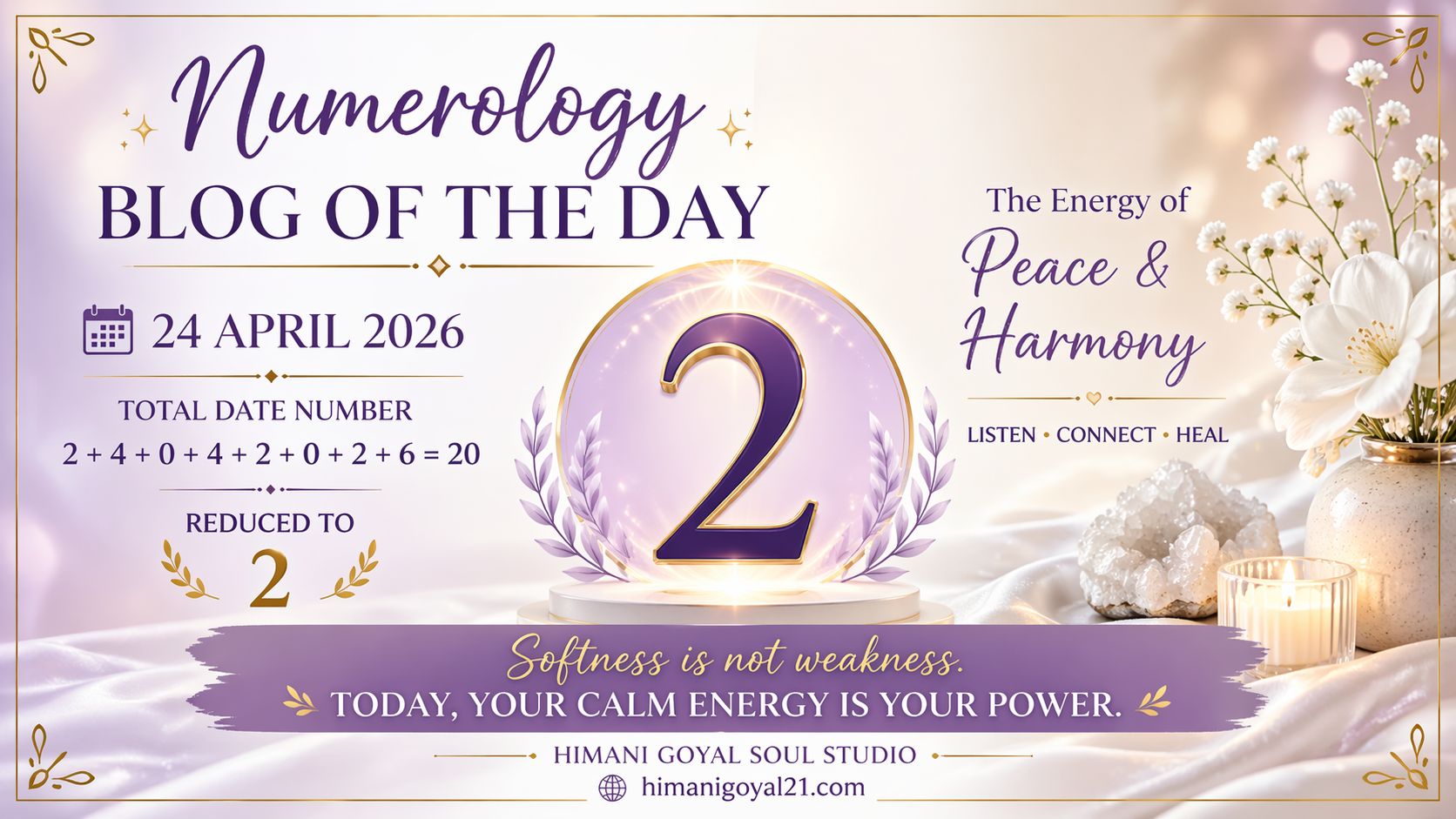 ✦ Numerology Blog of the Day ✦
