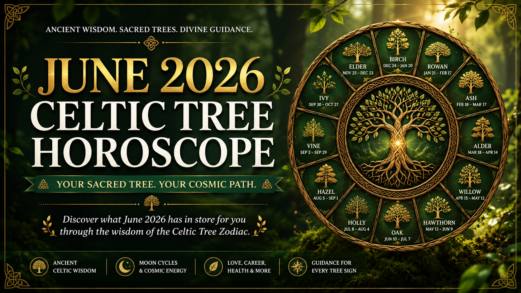 June 2026 Celtic Tree Astrology Horoscope