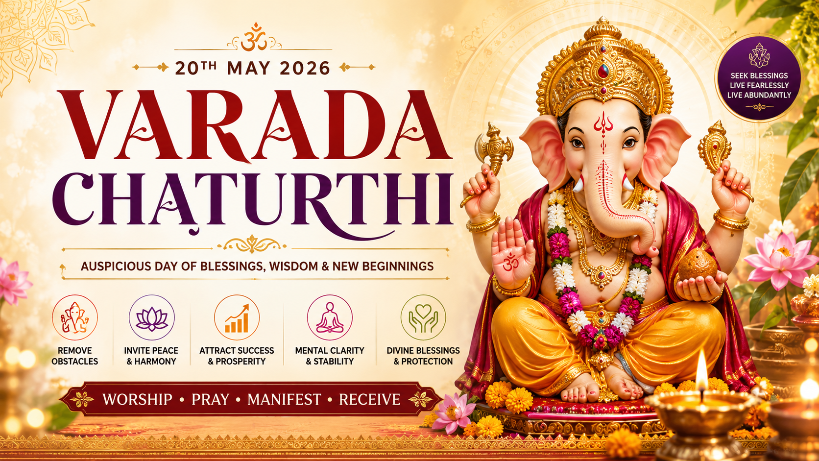 Varada Chaturthi 2026 – The Divine Day to Remove Obstacles & Invite Blessings
