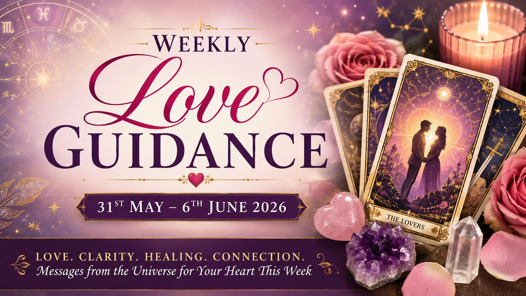 Weekly Love Tarot Guidance 31st May – 6th June 2026