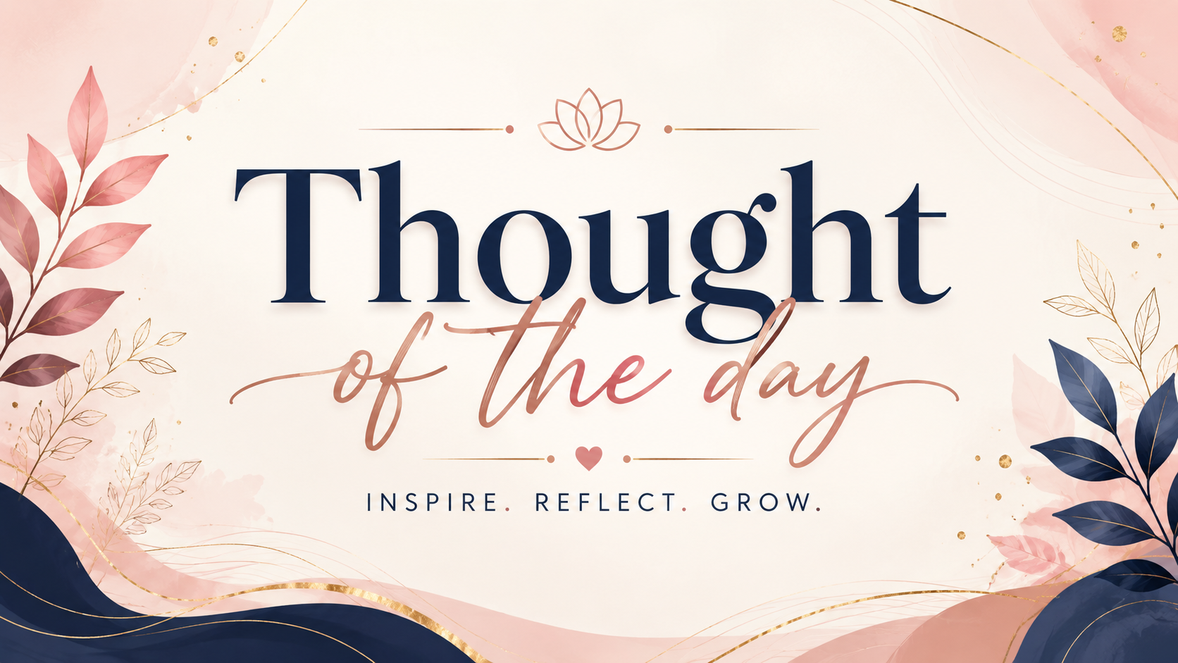 Thought of the day