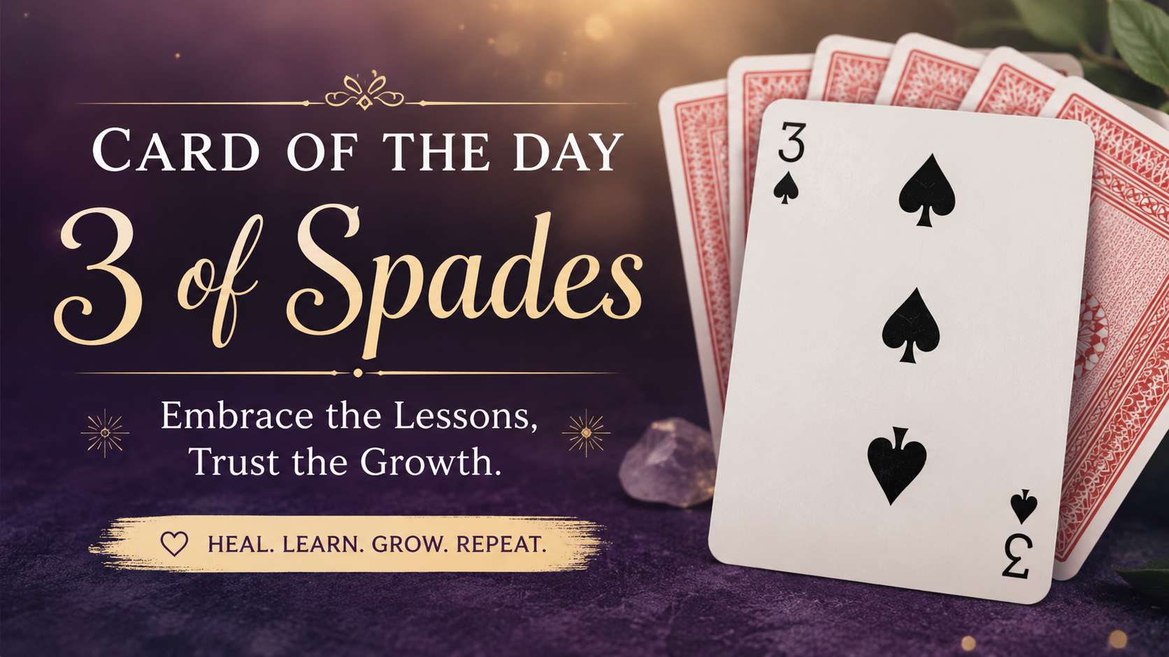 Card of the Day: 3 of Spades