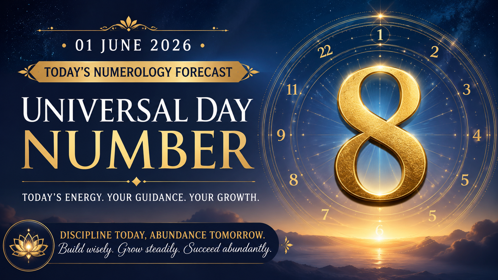 Numerology Forecast for 1 June 2026