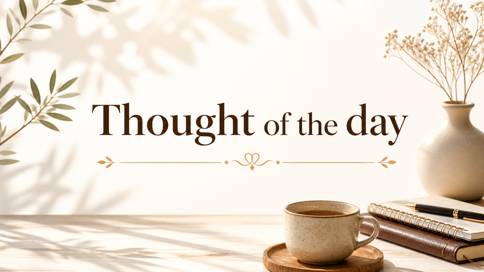 Thought of the day