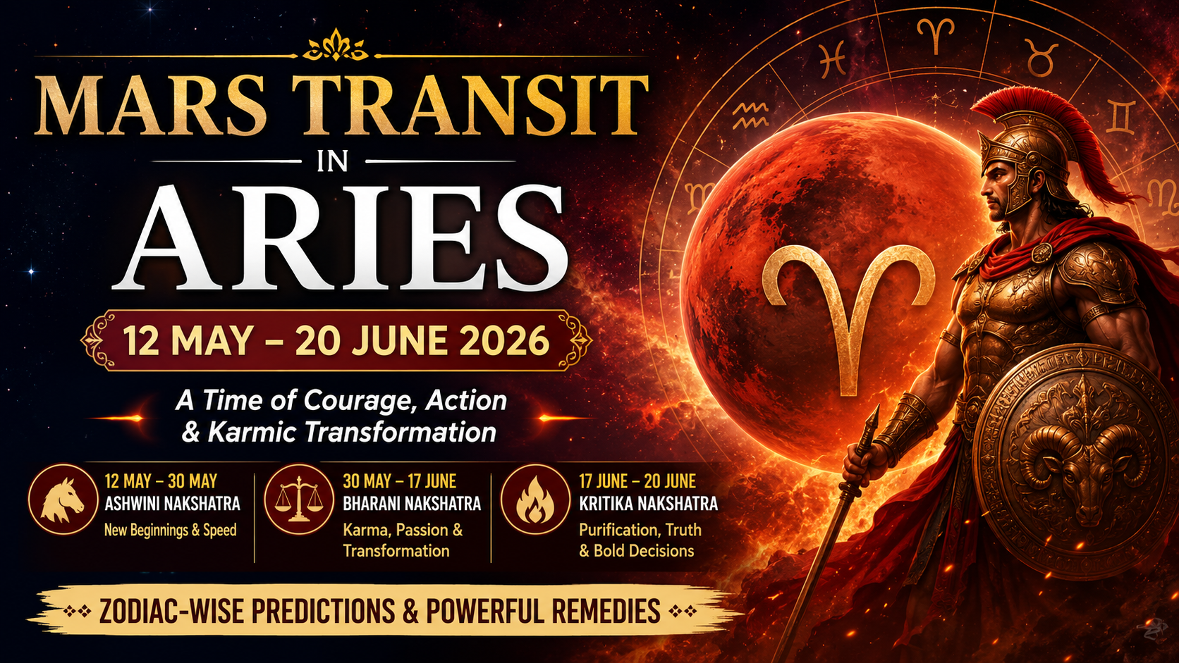 Mars Transit in Aries 2026