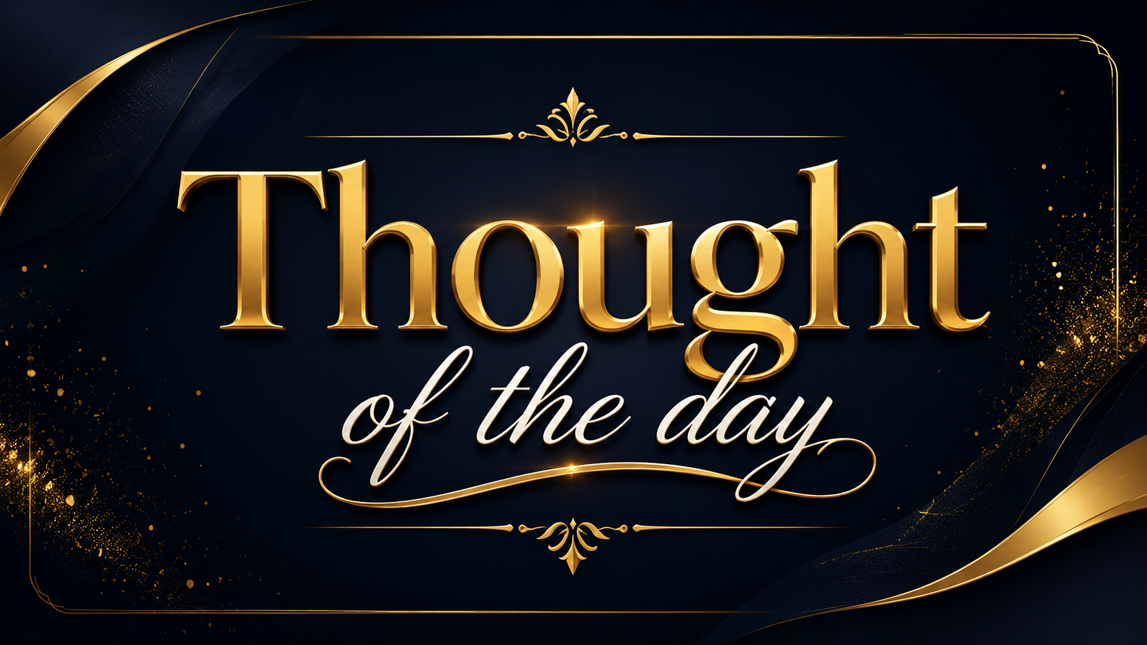 Thought of the day