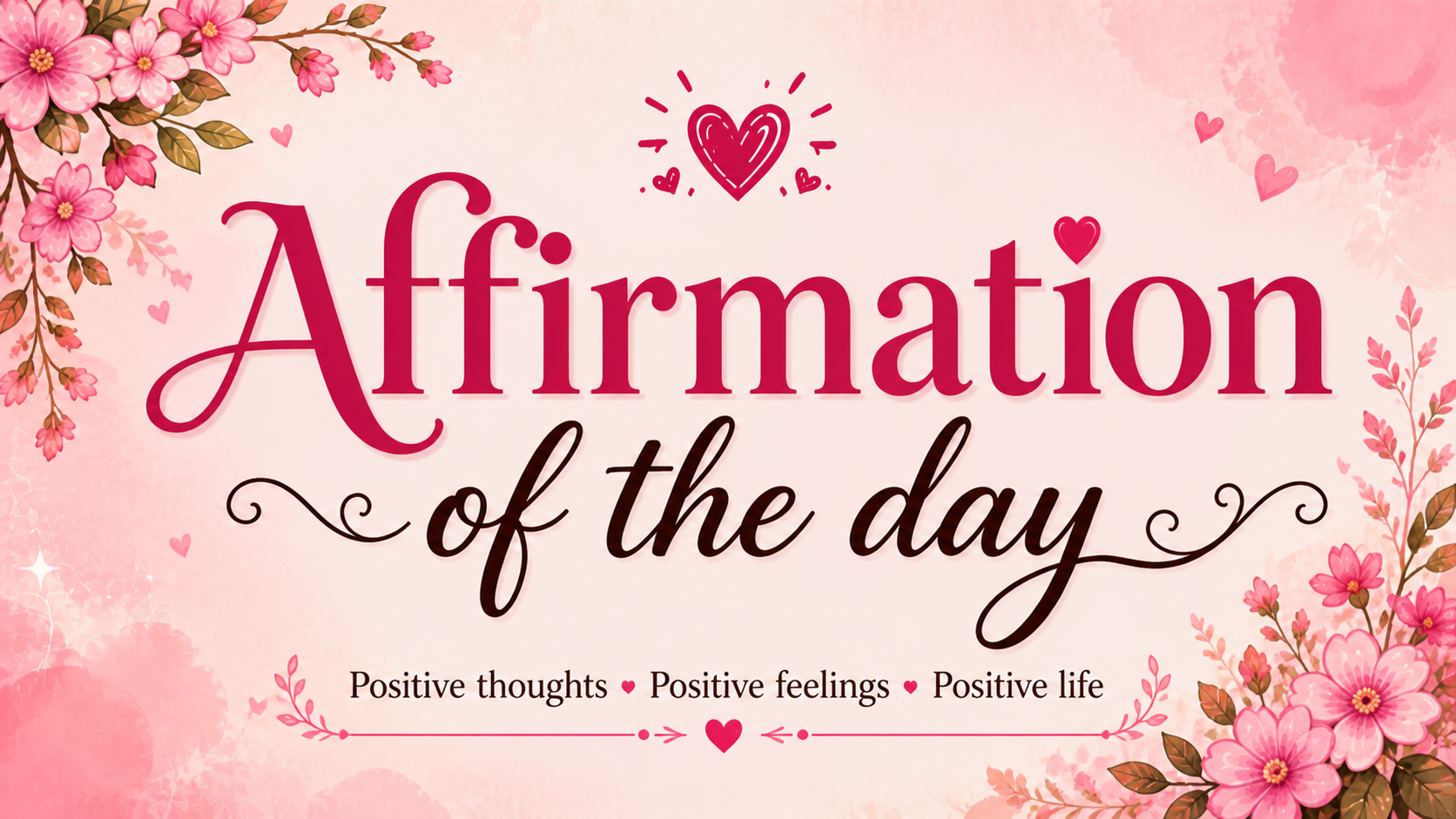 Affirmation of the day