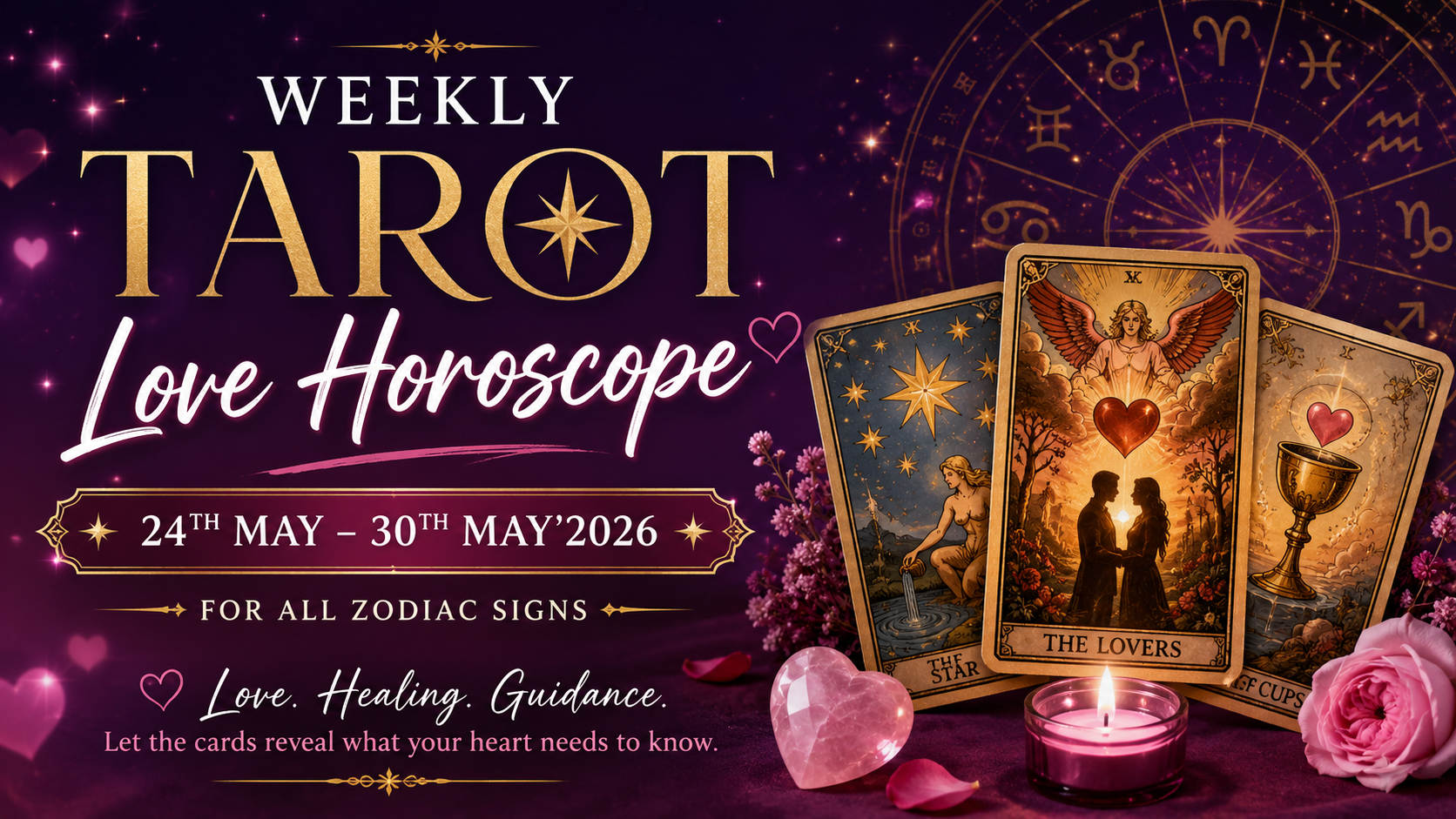 Weekly Tarot Love Horoscope 24th May – 30th May 2026