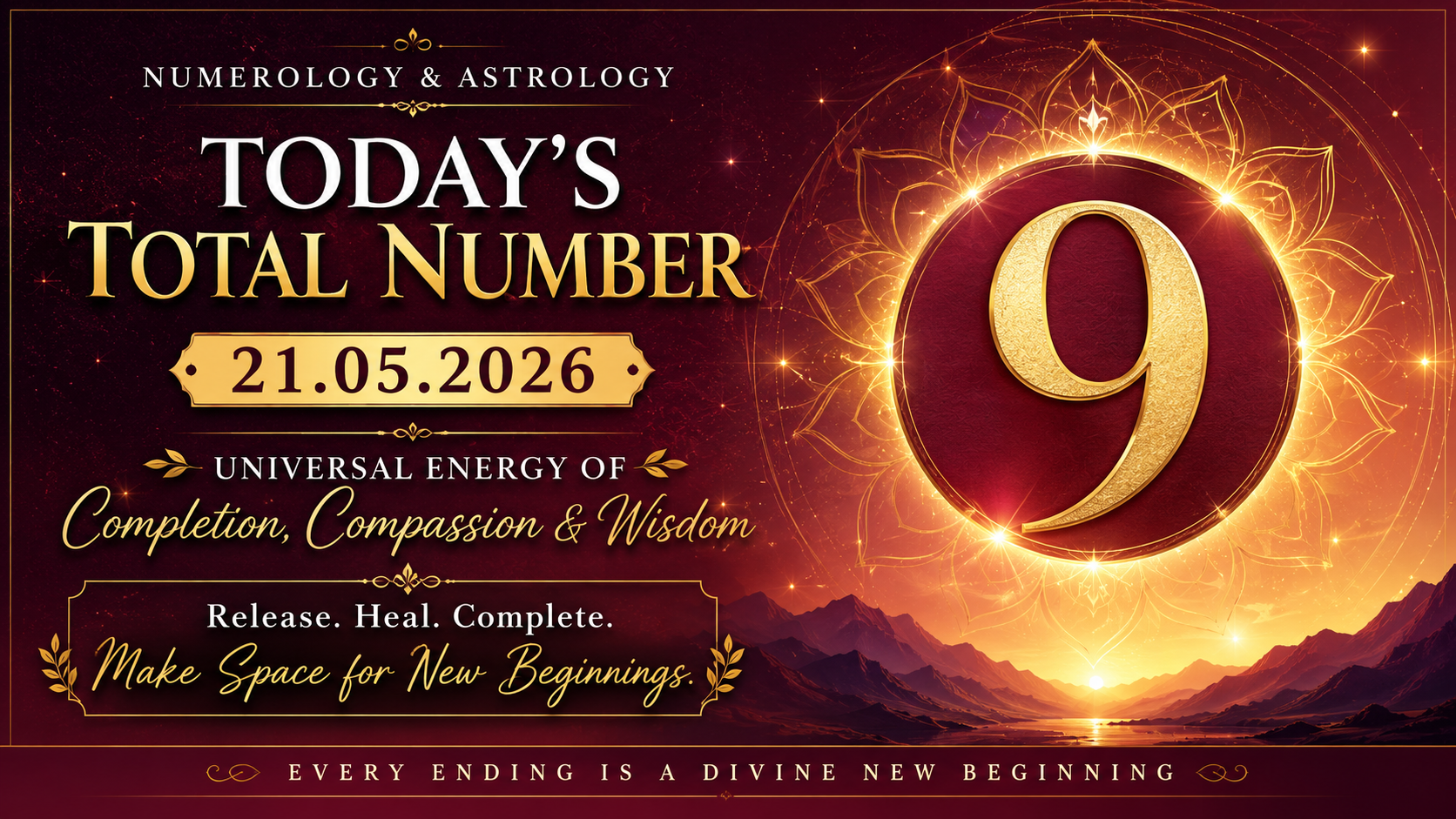 Total Number of the Day — 21.05.2026