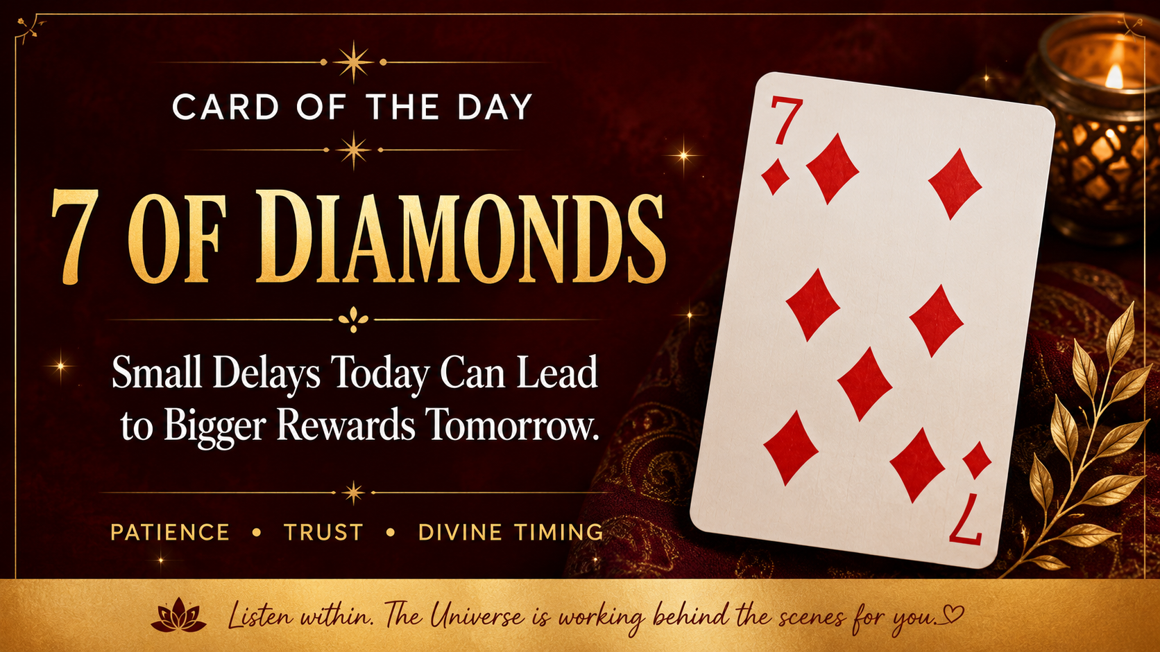 Card of the Day – 7 of Diamonds