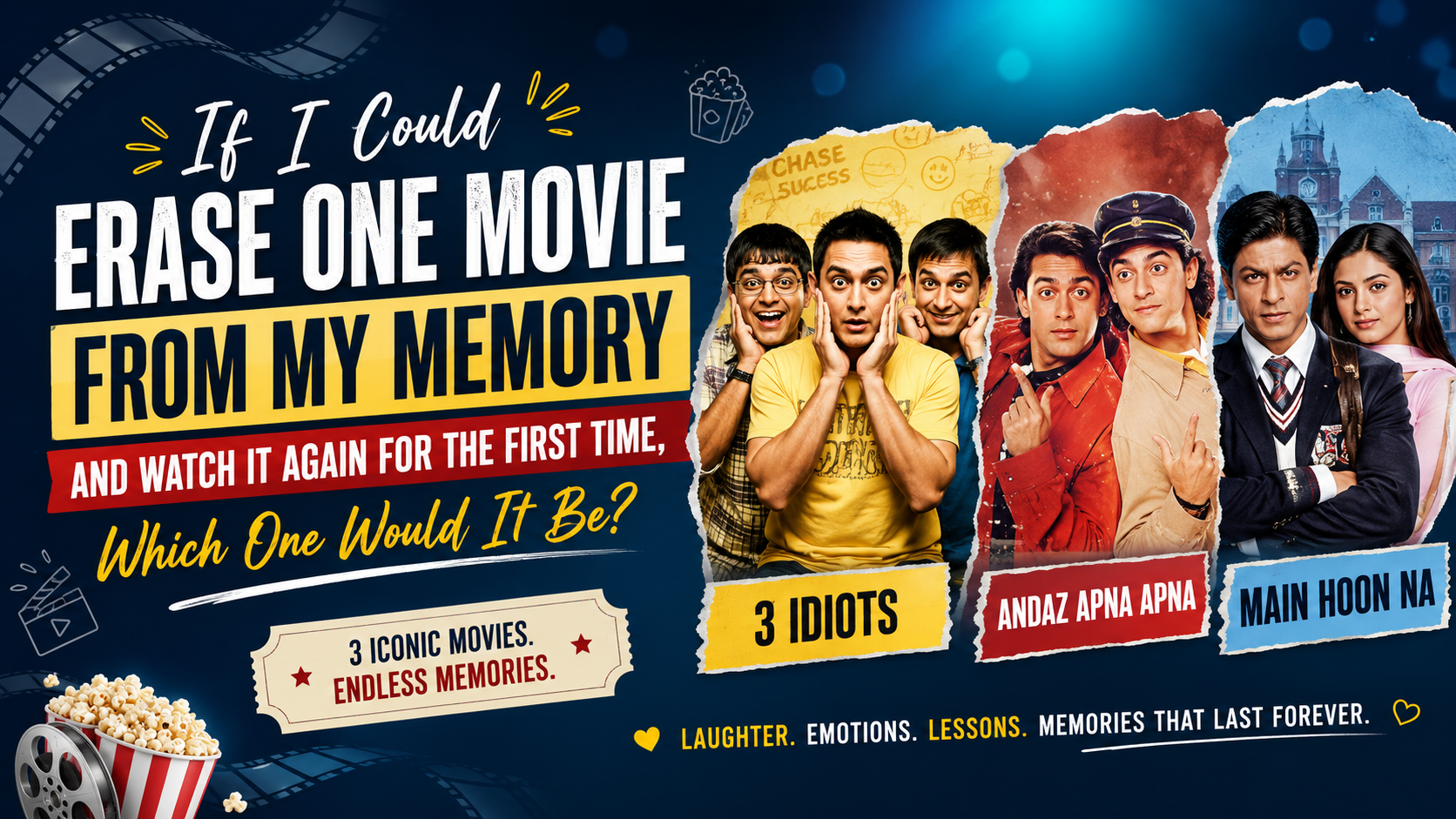 If you could erase one movie from your memory and watch it again for the first time, which one would it be?