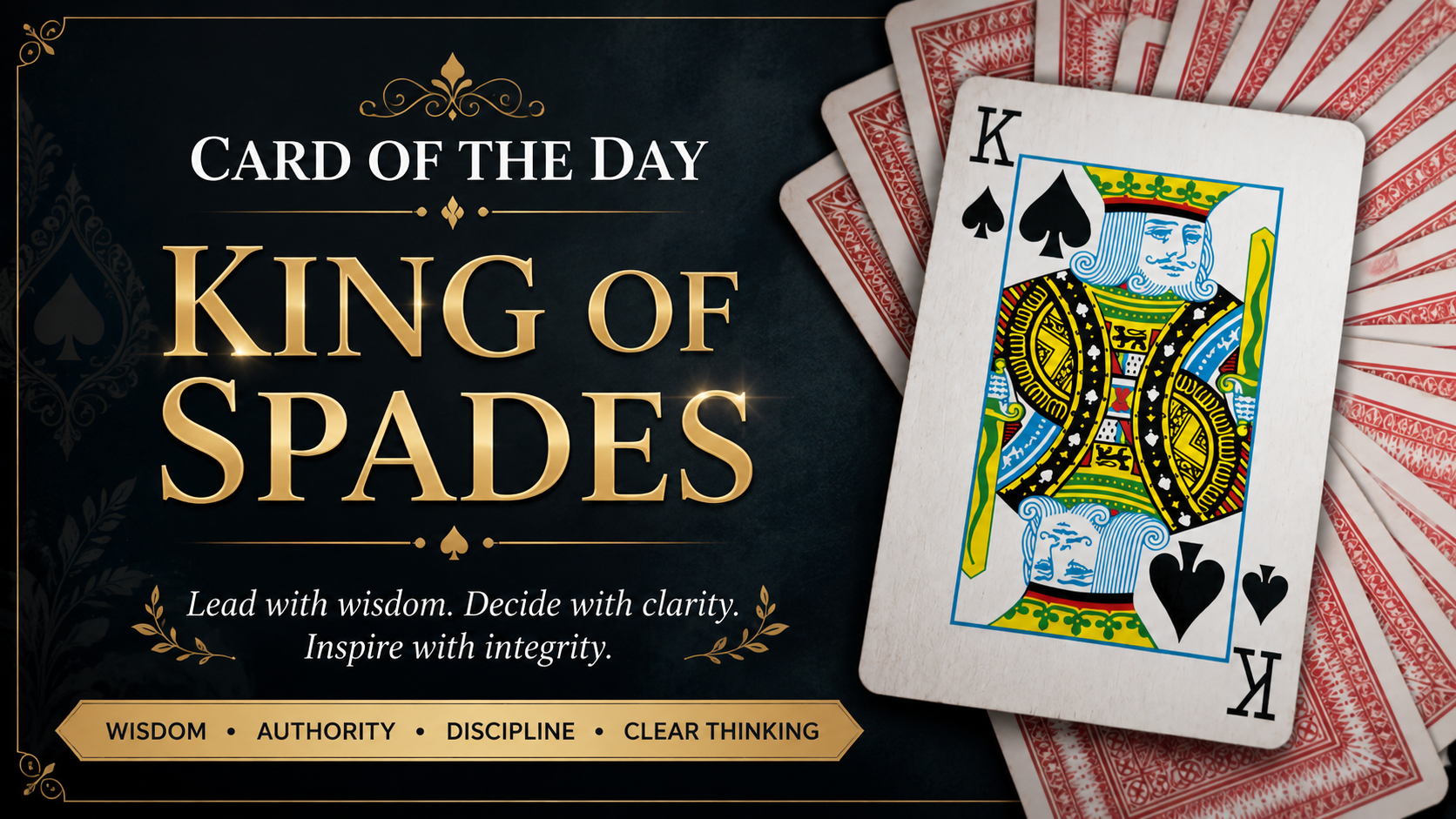 King of Spades – Card of the Day;30 May 2026