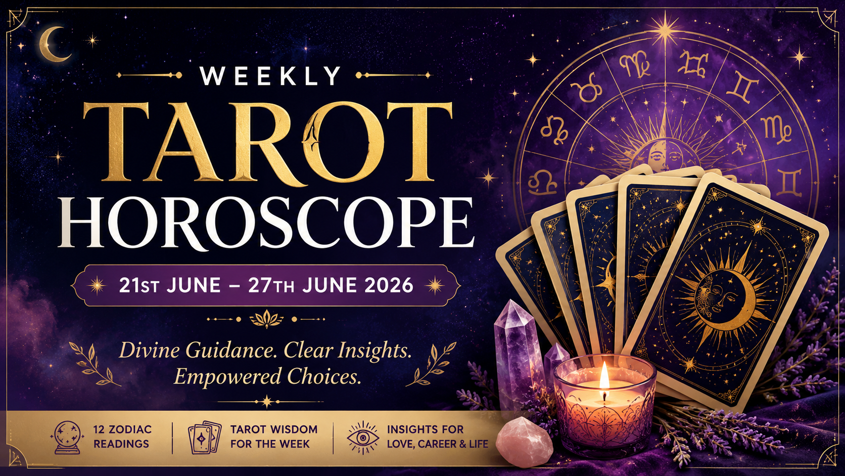 Weekly Tarot Horoscope (21st June – 27th June 2026)