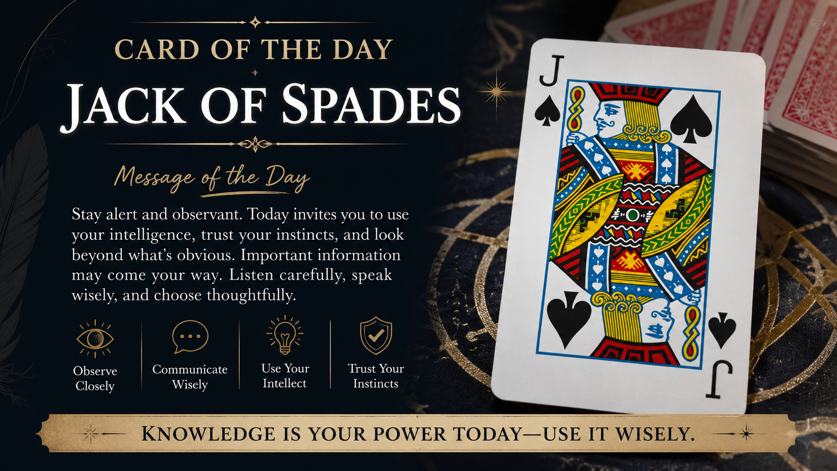Card of the Day: Jack of Spades