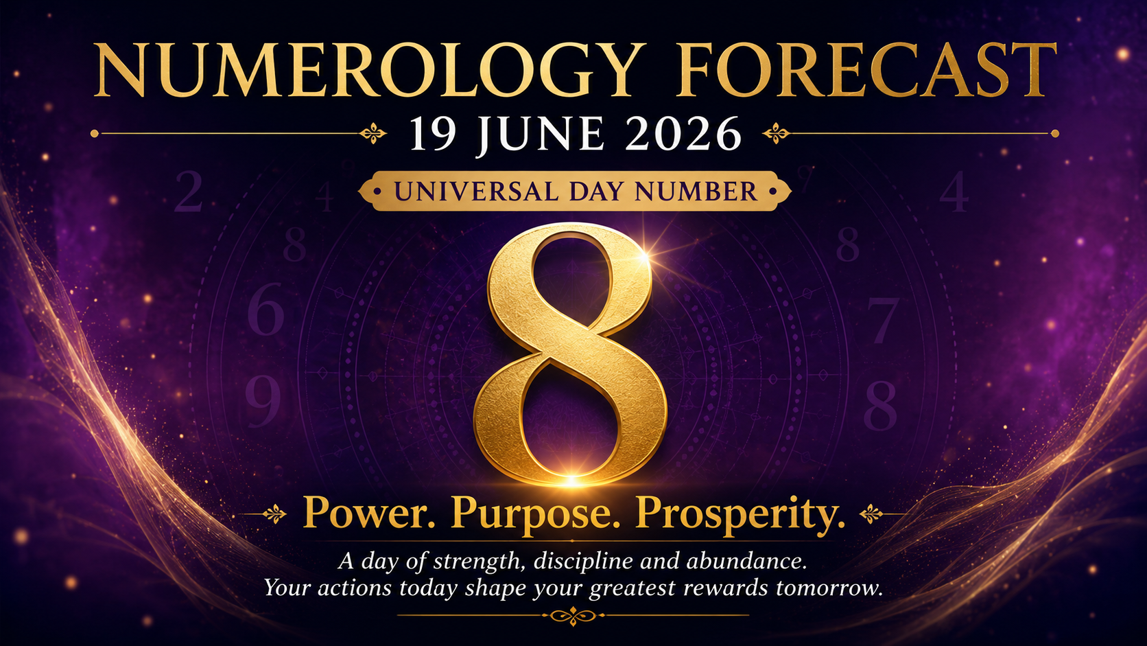 Numerology Forecast for 19 June 2026