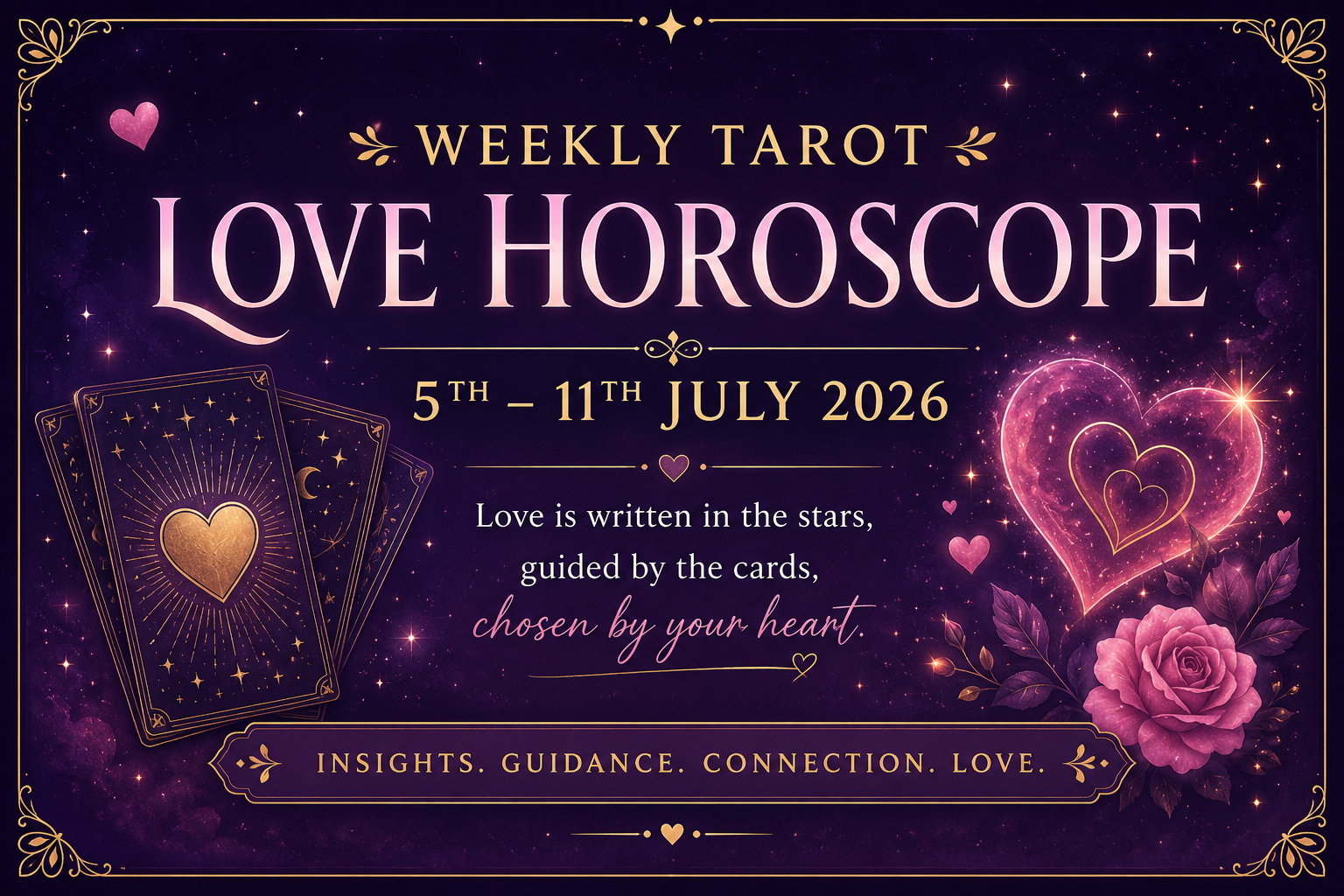 Weekly Tarot Love Horoscope (5th – 11th July 2026)