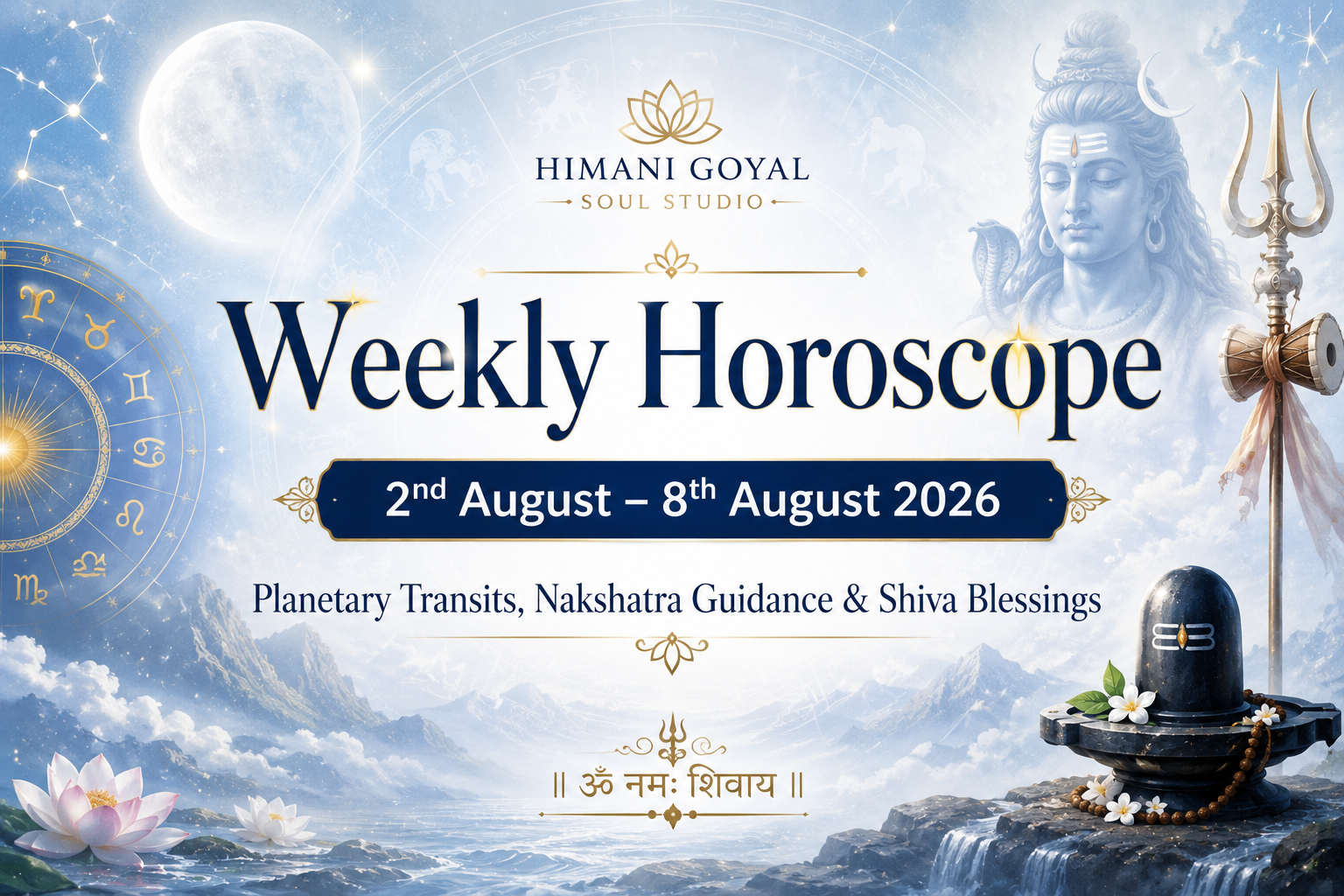 Weekly Vedic Horoscope: 2nd August–8th August 2026
