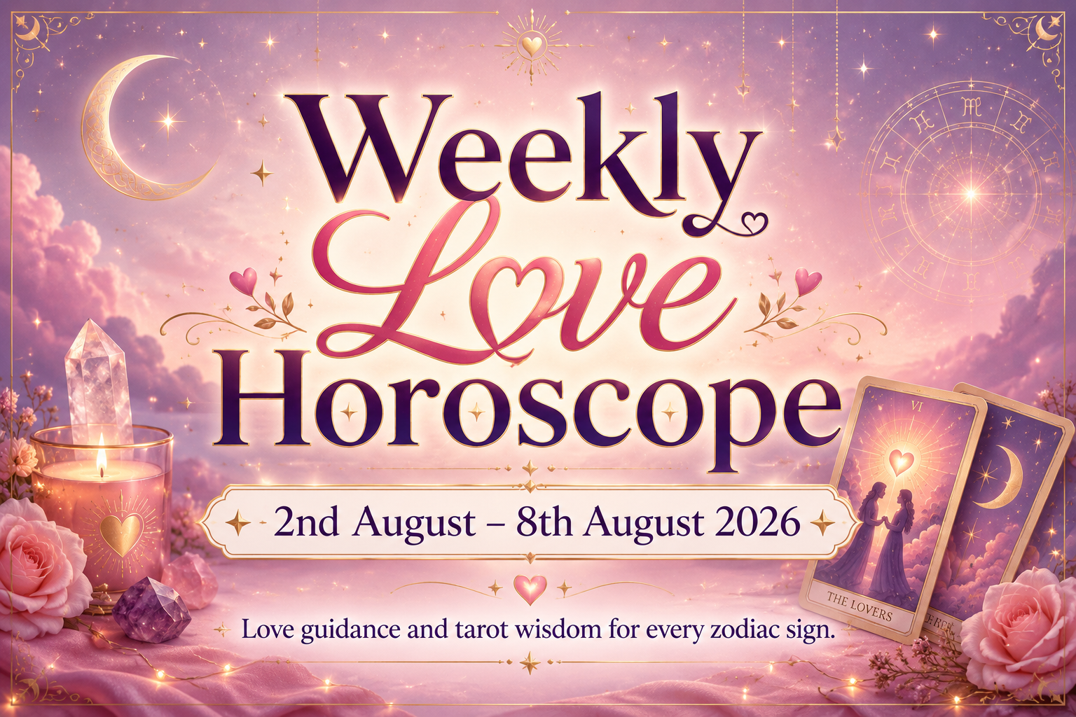 Weekly Love Horoscope: 2nd August–8th August 2026