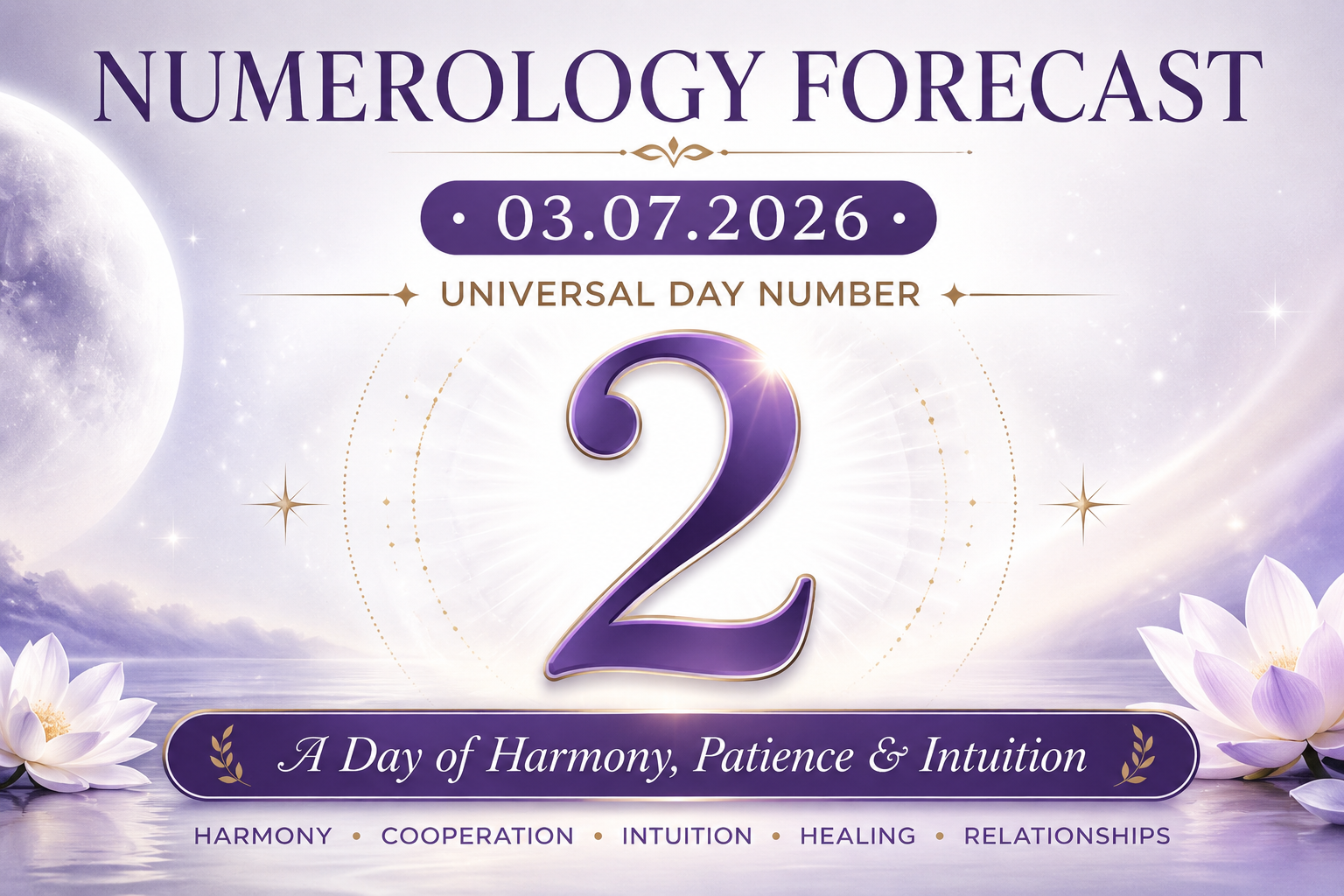 Numerology Forecast for 3rd July 2026