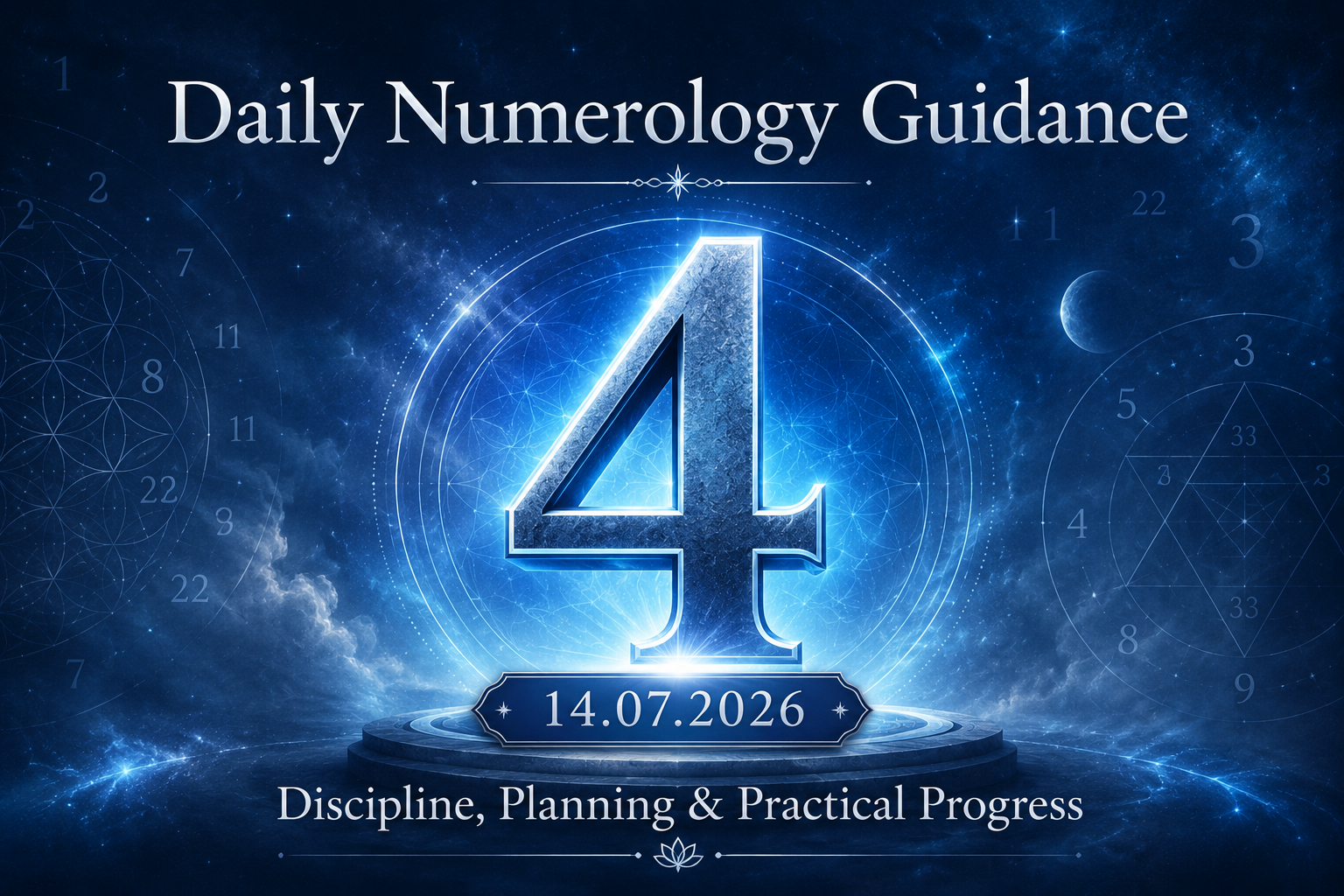 Daily Numerology Guidance for 14 July 2026