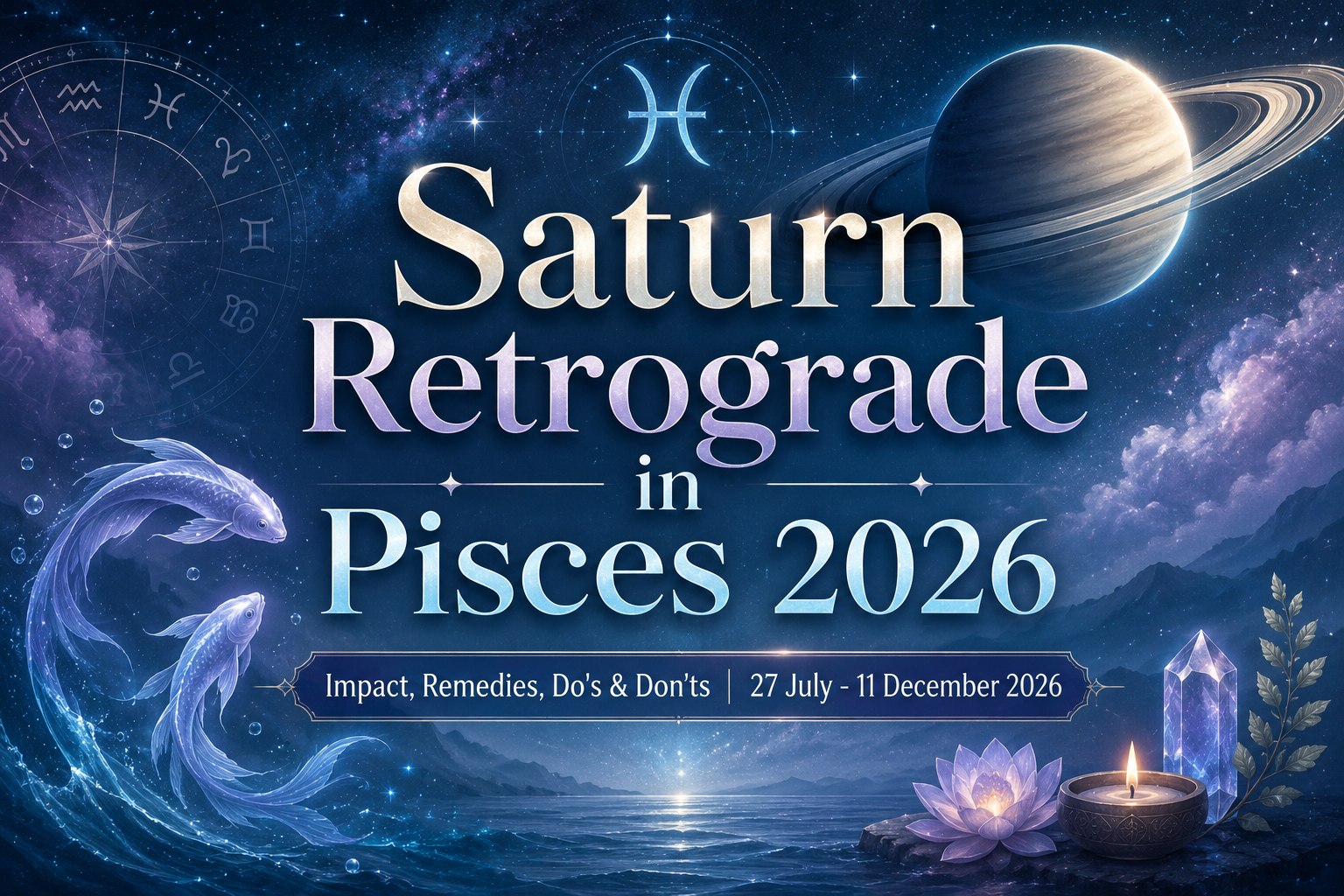 Saturn Retrograde in Pisces 2026: Impact, Remedies, Do’s and Don’ts