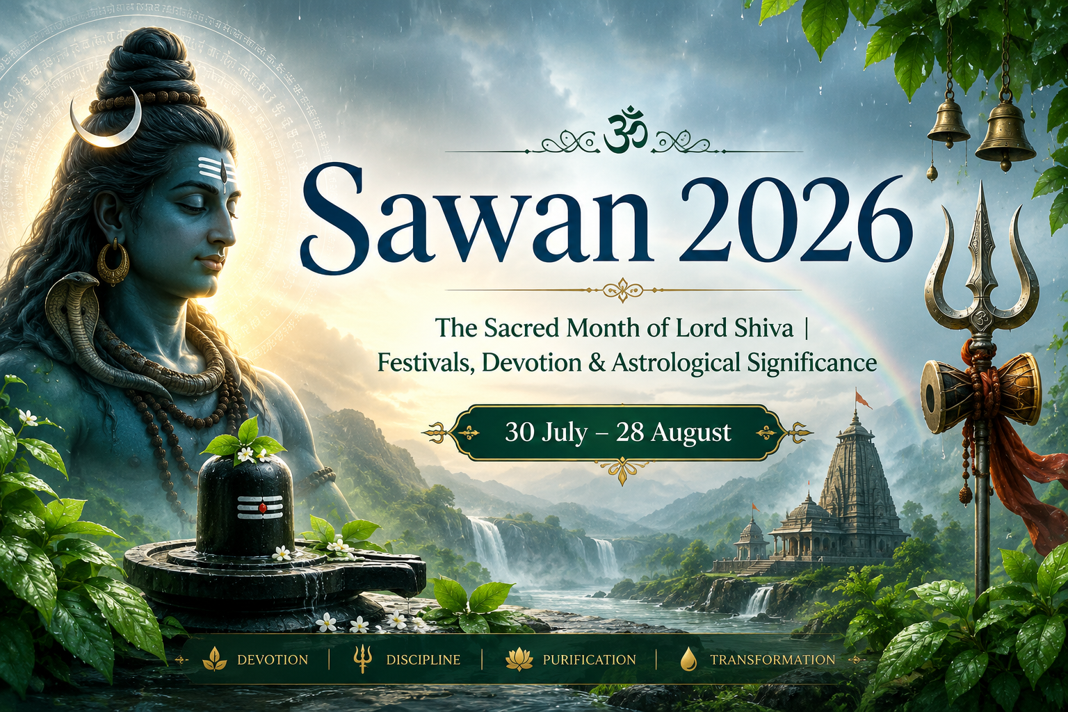 Sawan 2026: The Sacred Month When Lord Shiva’s Energy Guides the World