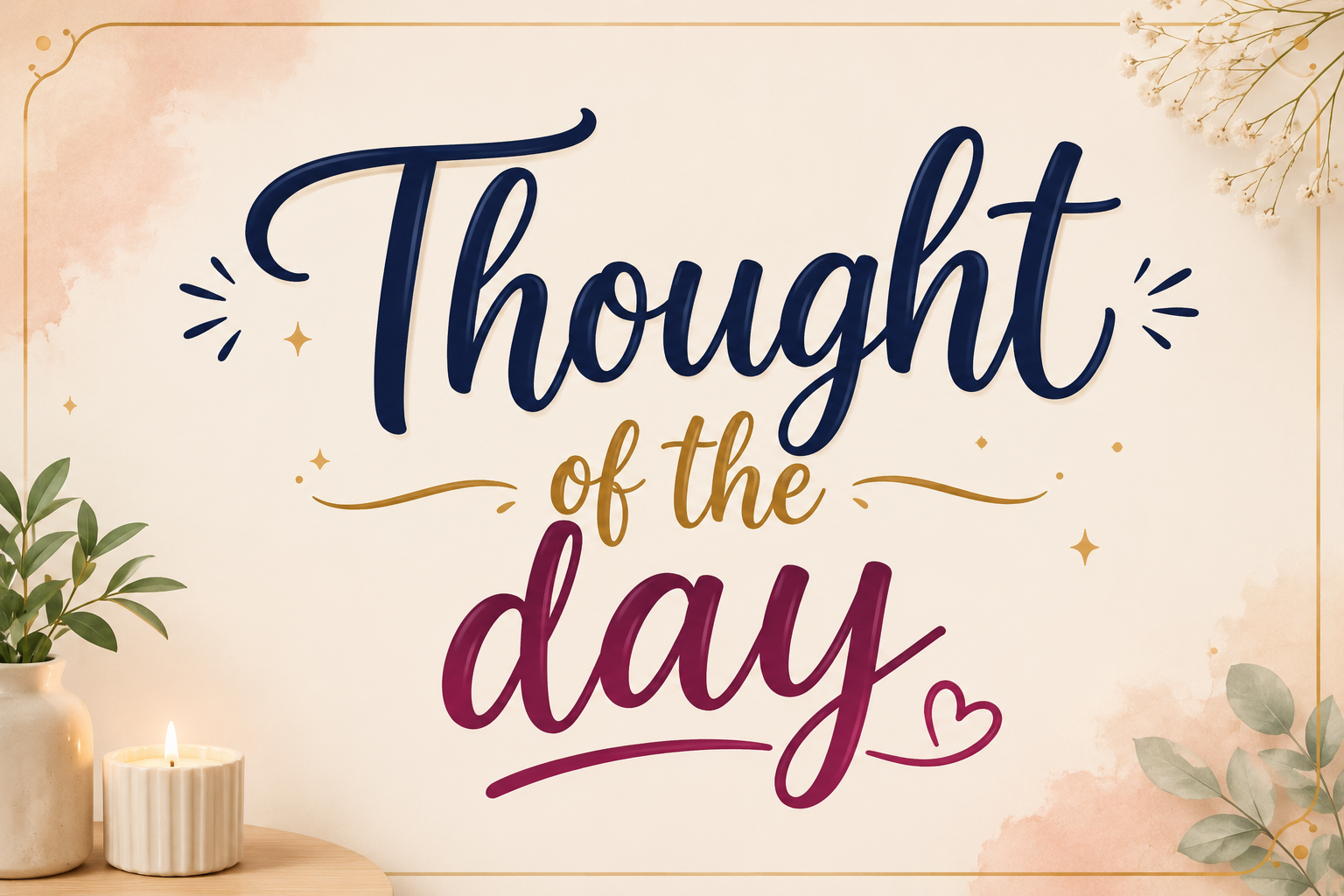 Thought of the day