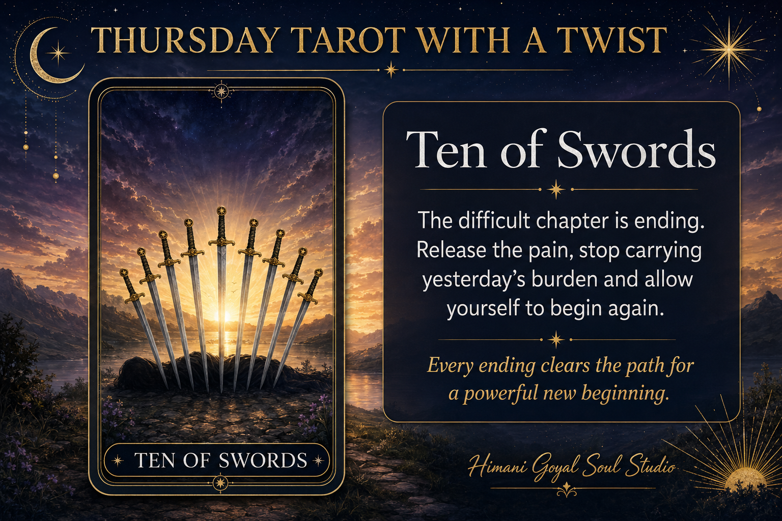 Thursday Tarot with a Twist: Ten of Swords