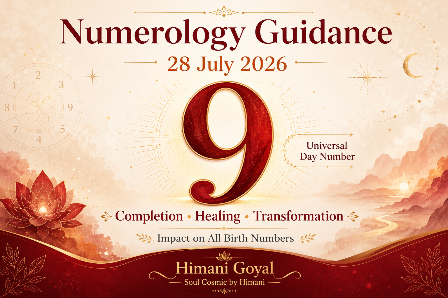 Numerology Guidance for 28 July 2026