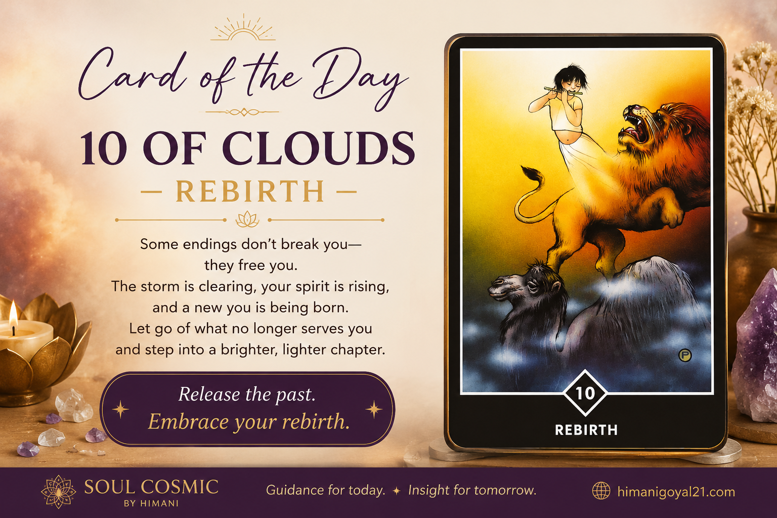 Tarot Card of the Day – Ten of Clouds (Rebirth)