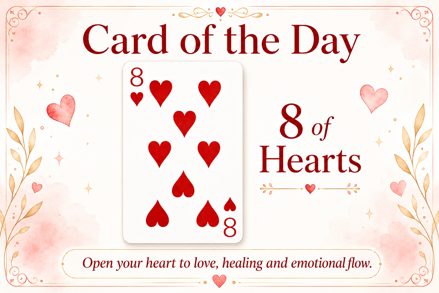 Card of the Day: 8 of Hearts ❤️