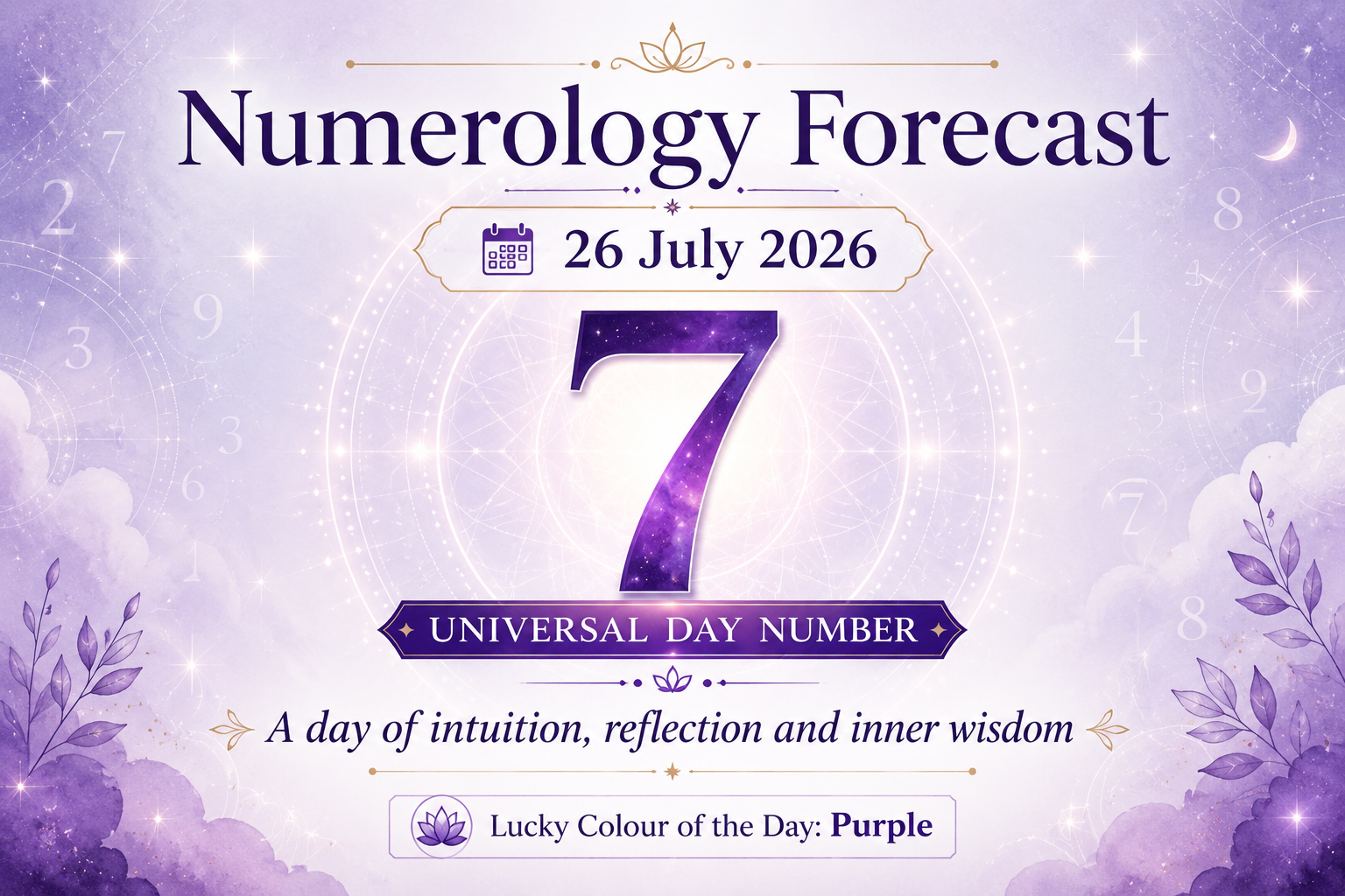 Numerology Forecast for 26 July 2026