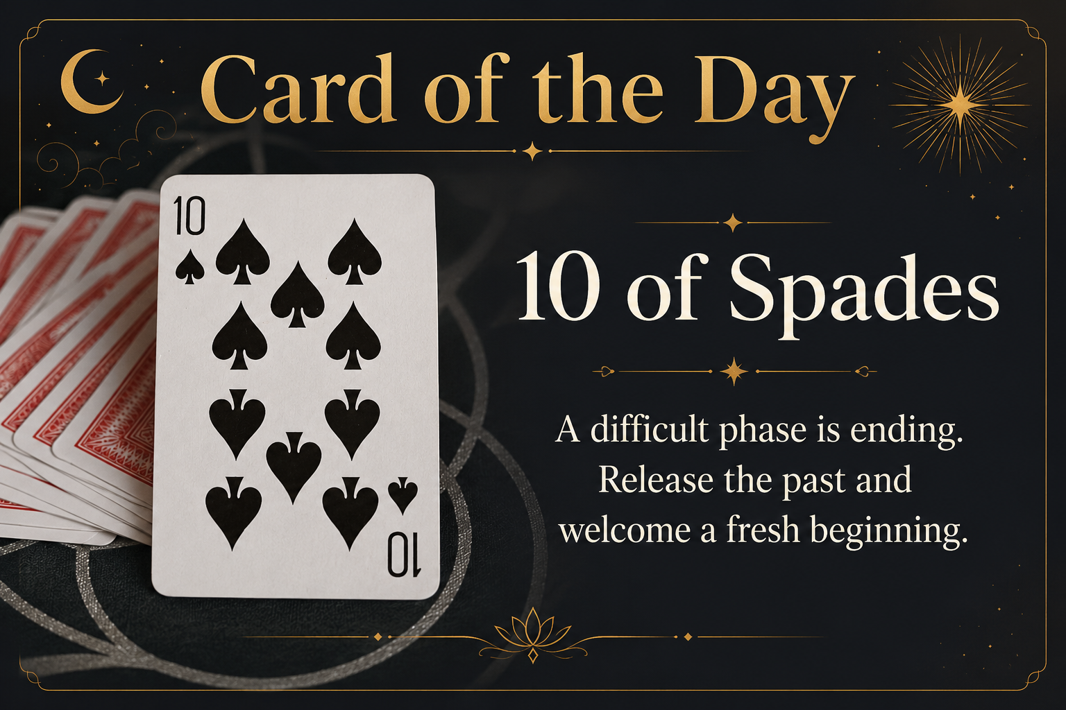 🃏 Card of the Day — 10 of Spades