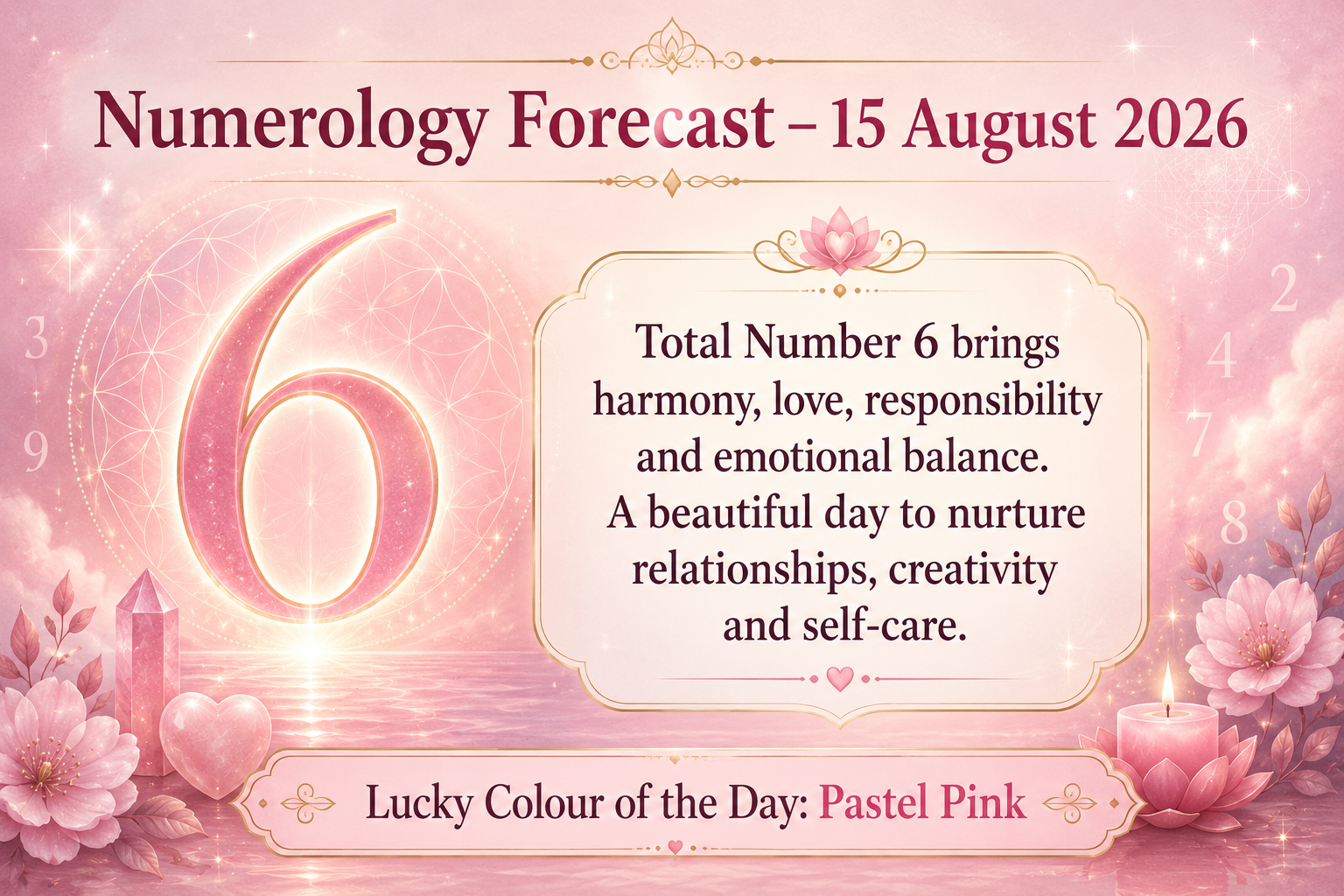 Numerology Forecast for 15 August 2026