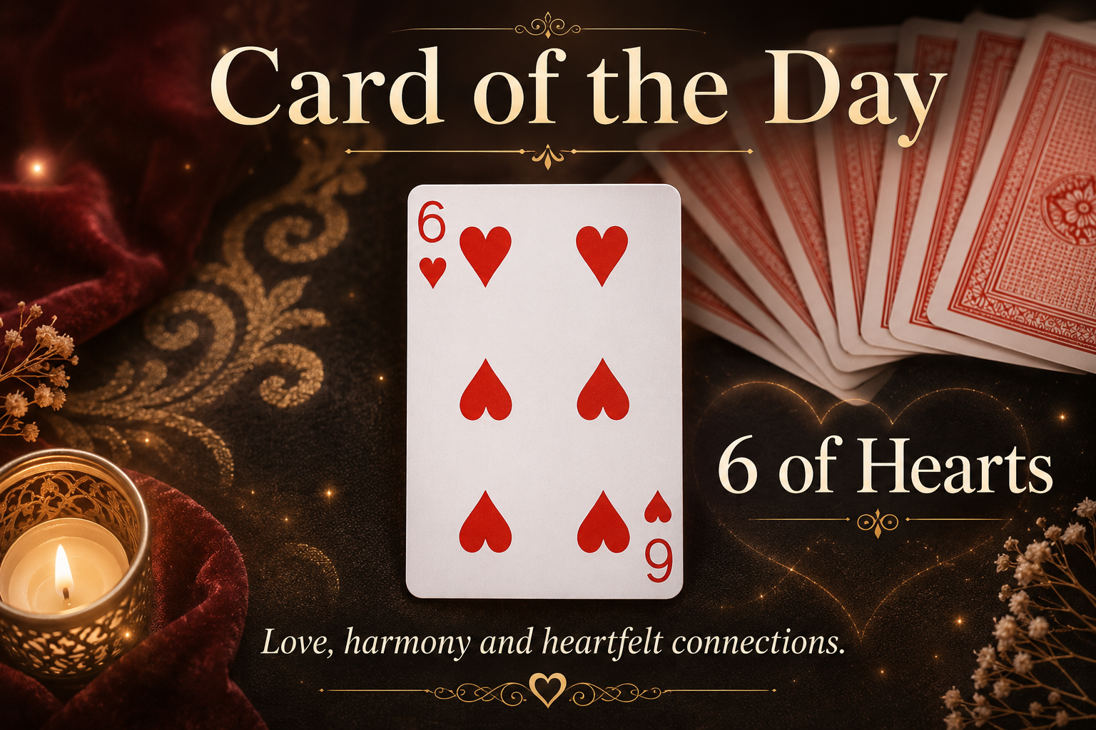 Card of the Day – 6 of Hearts