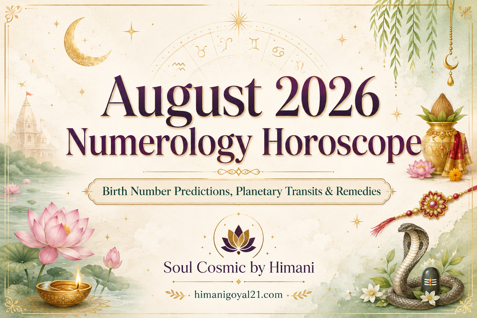 August 2026 Numerology Horoscope for All Birth Numbers