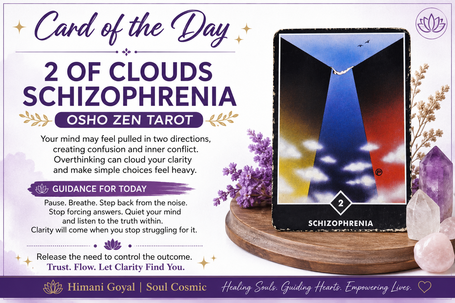 Card of the Day — 2 of Clouds: Schizophrenia
