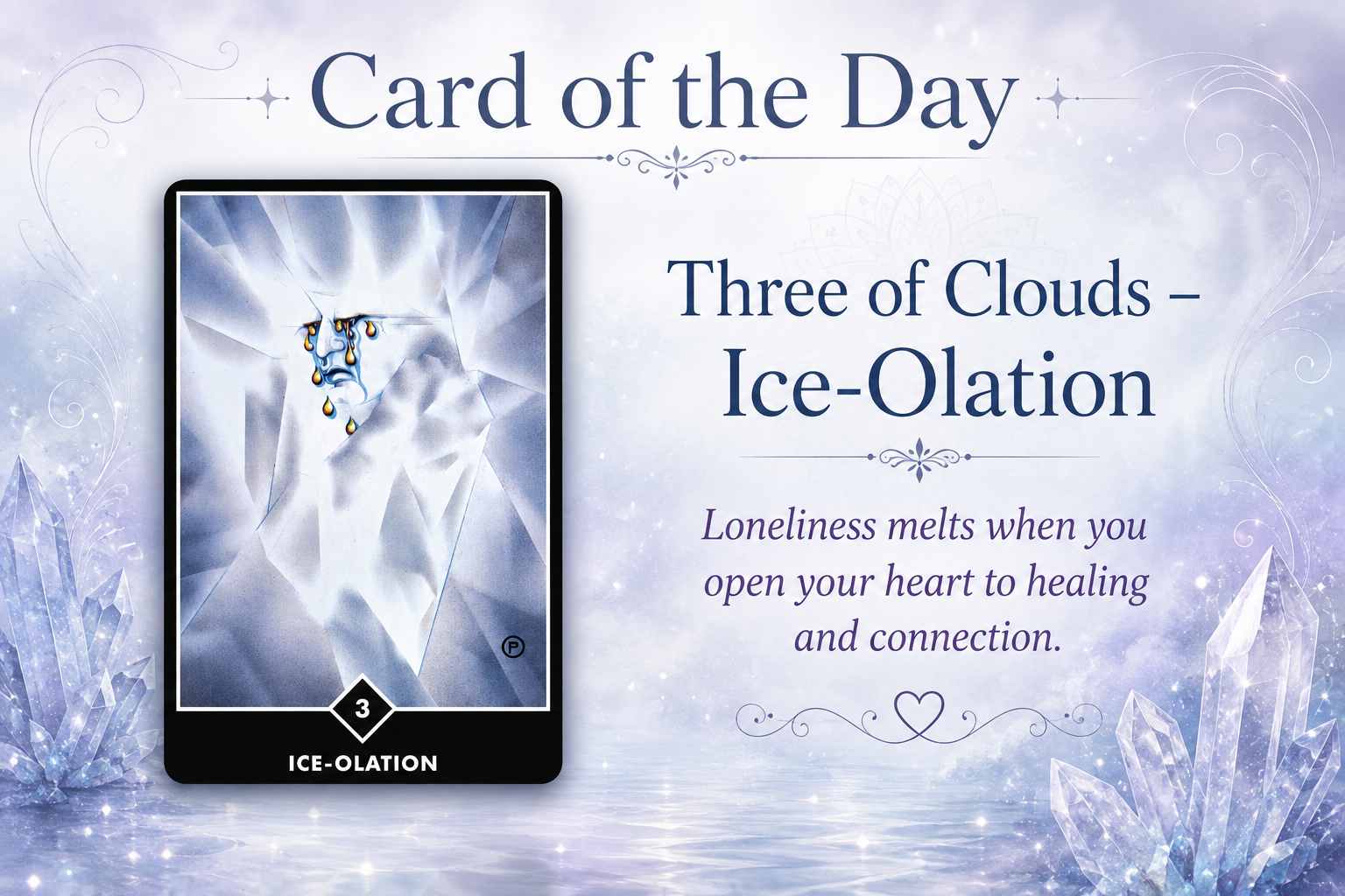 Card of the Day: Three of Clouds – Ice-Olation