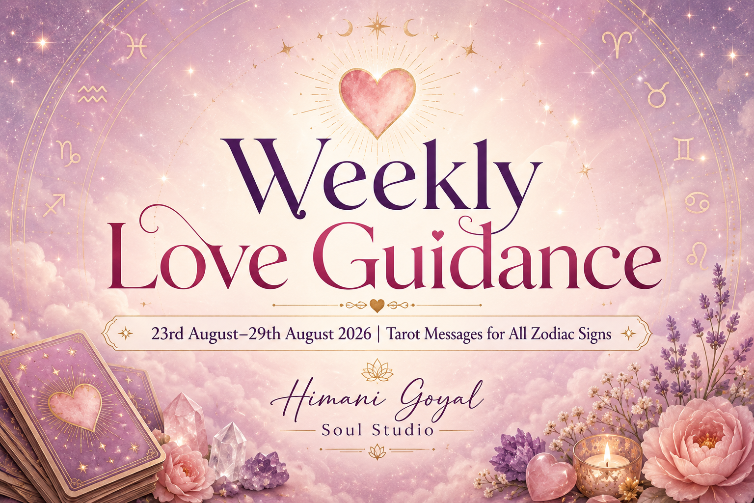 💖 Weekly Love Guidance: 23rd August–29th August 2026