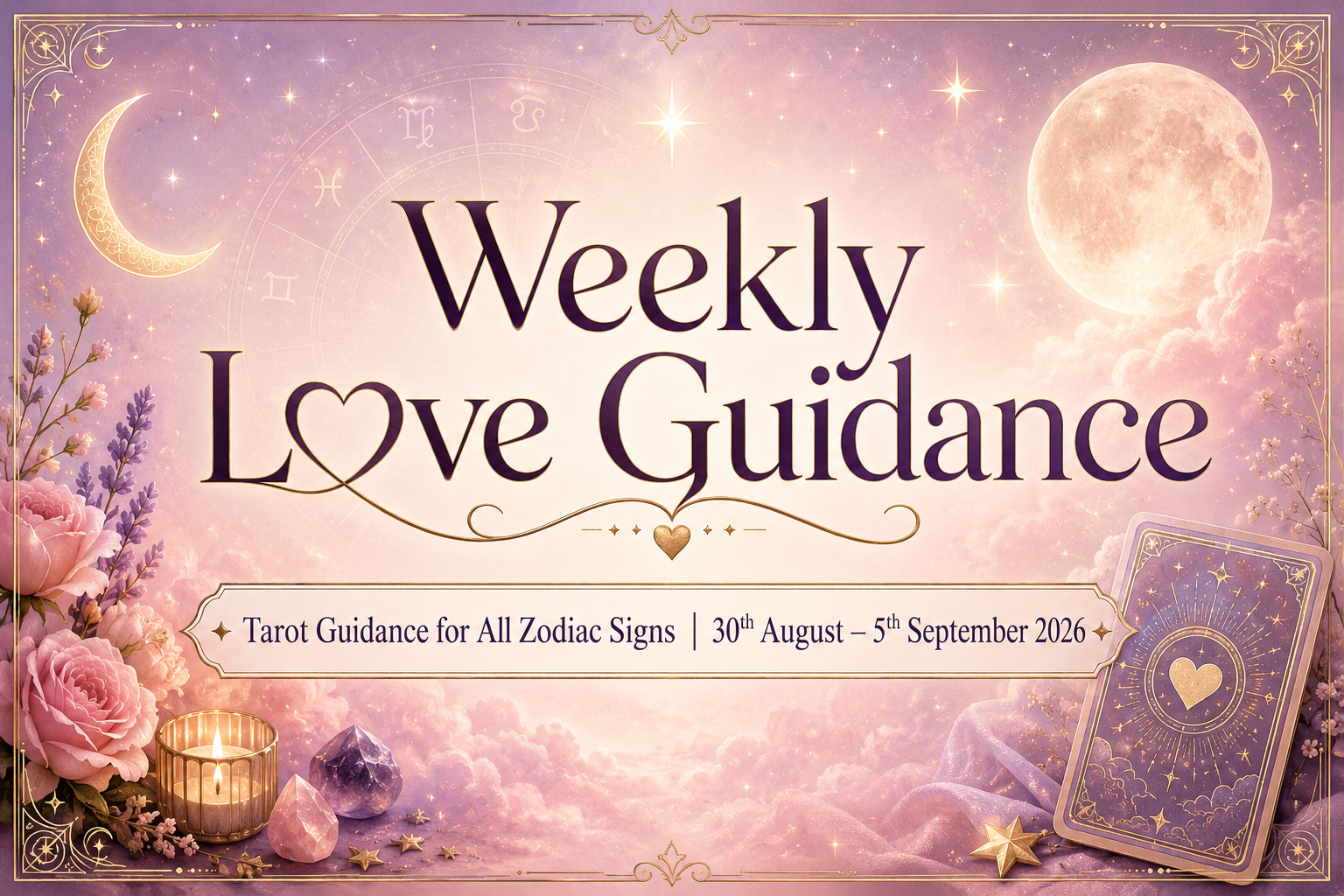 Weekly Love Tarot Guidance 30th August – 5th September 2026