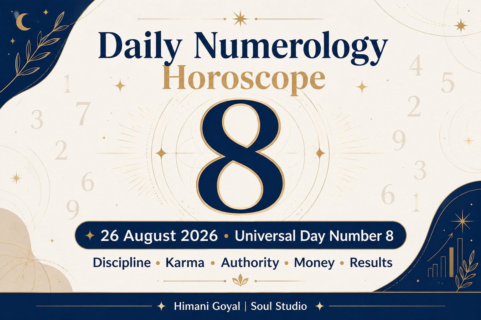 Daily Numerology Horoscope — 26 August 2026