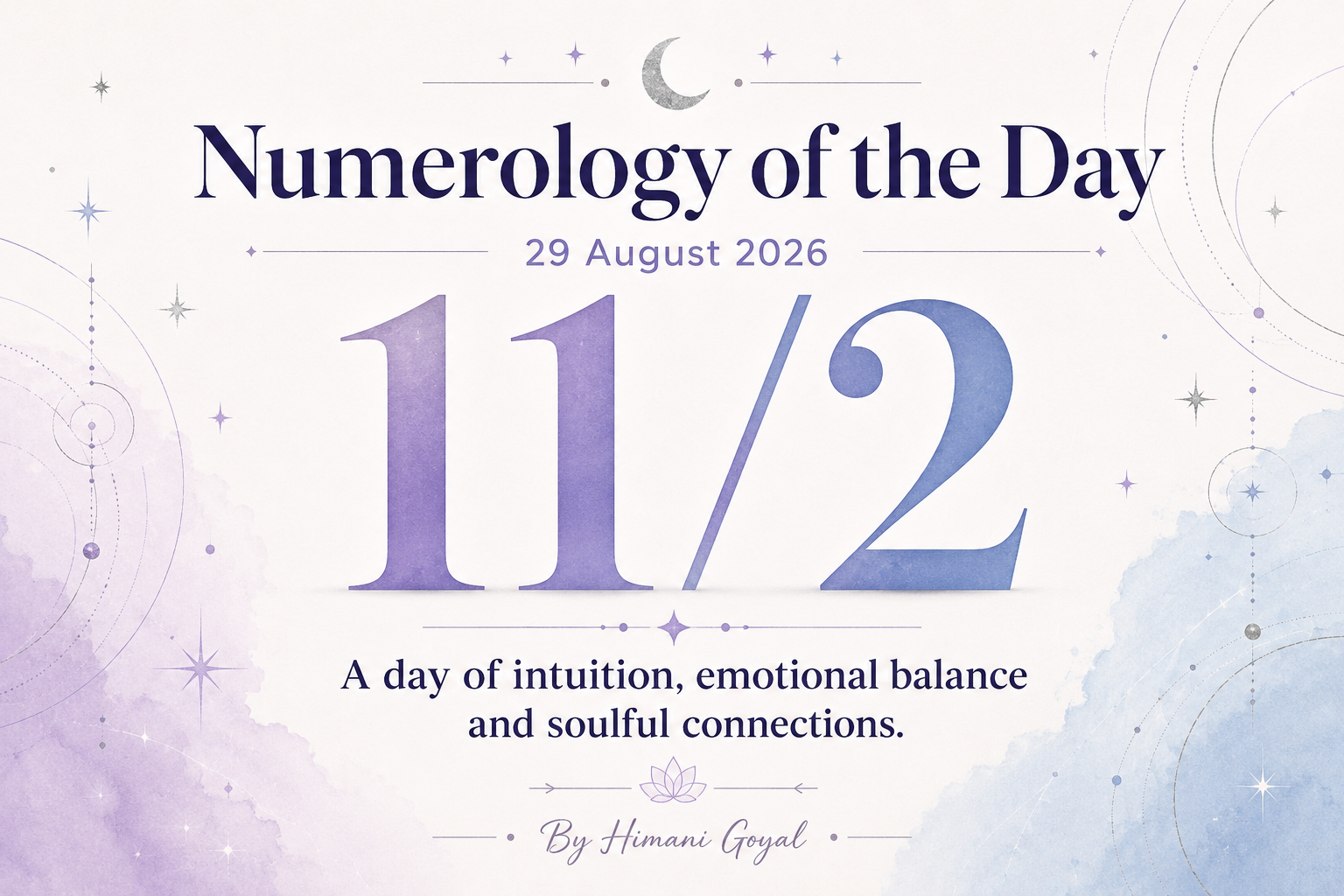 Numerology Forecast for 29 August 2026: How Today’s 11/2 Energy Impacts Every Birth Number