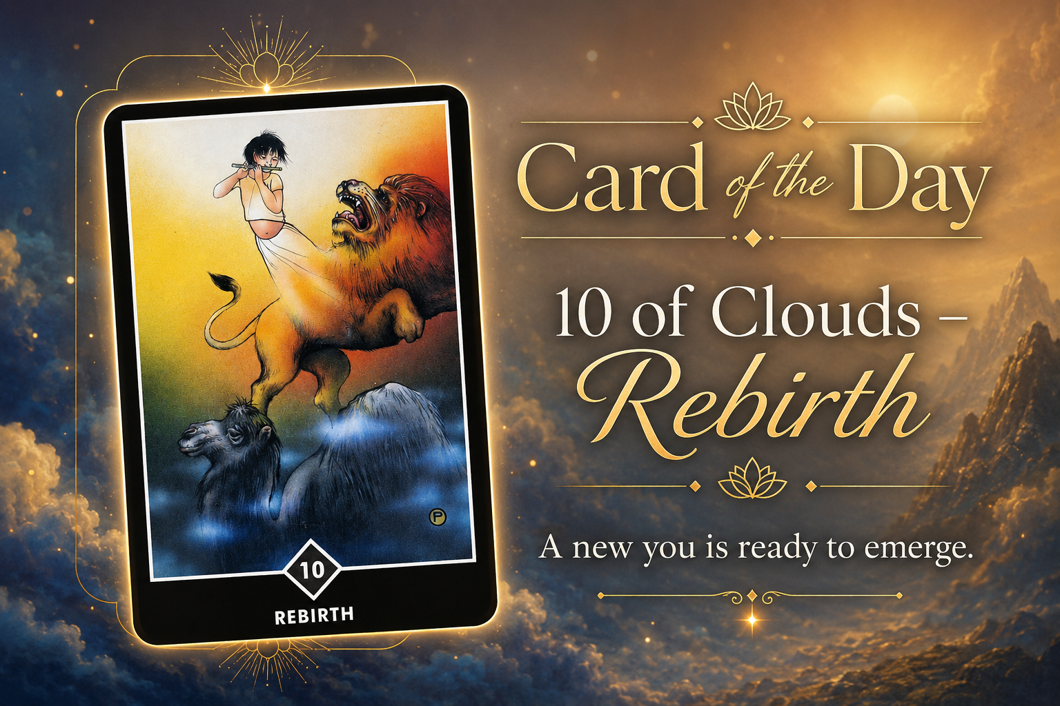 Card of the Day: Rebirth — 10 of Clouds