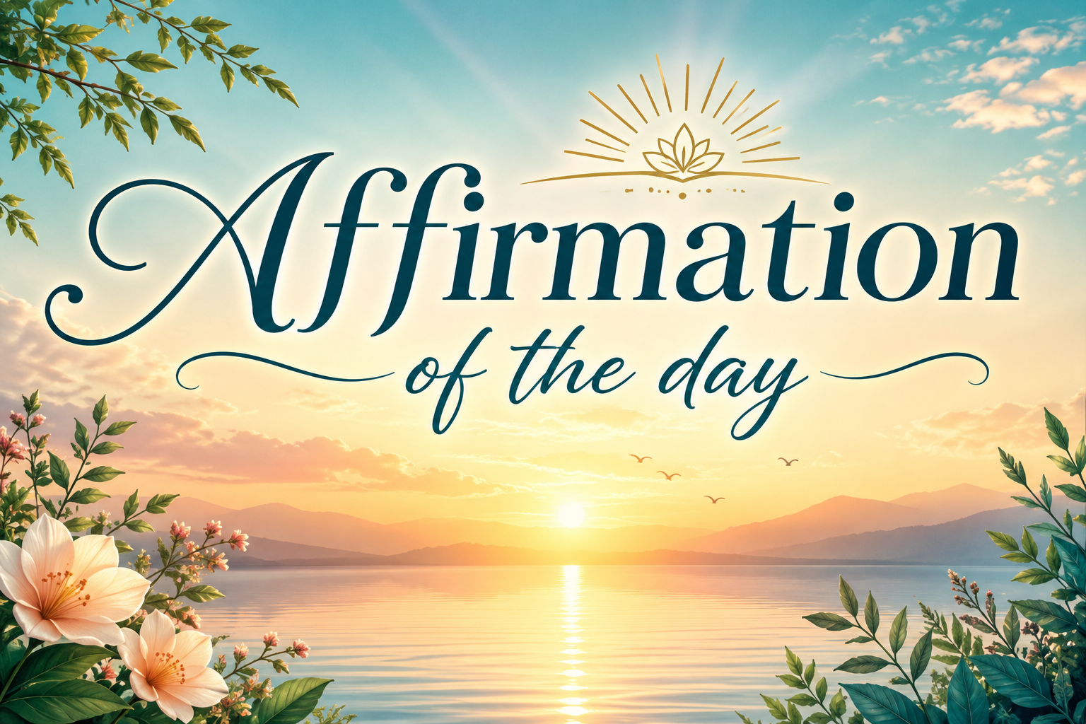 Affirmation of the day
