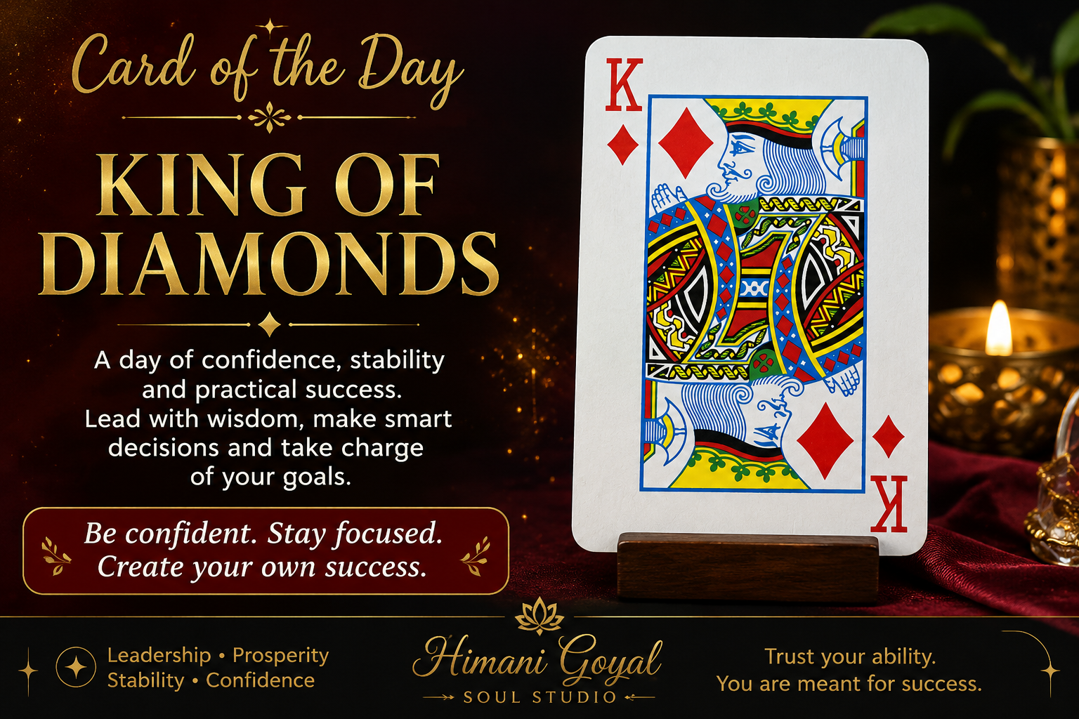 Card of the Day — King of Diamonds ♦️