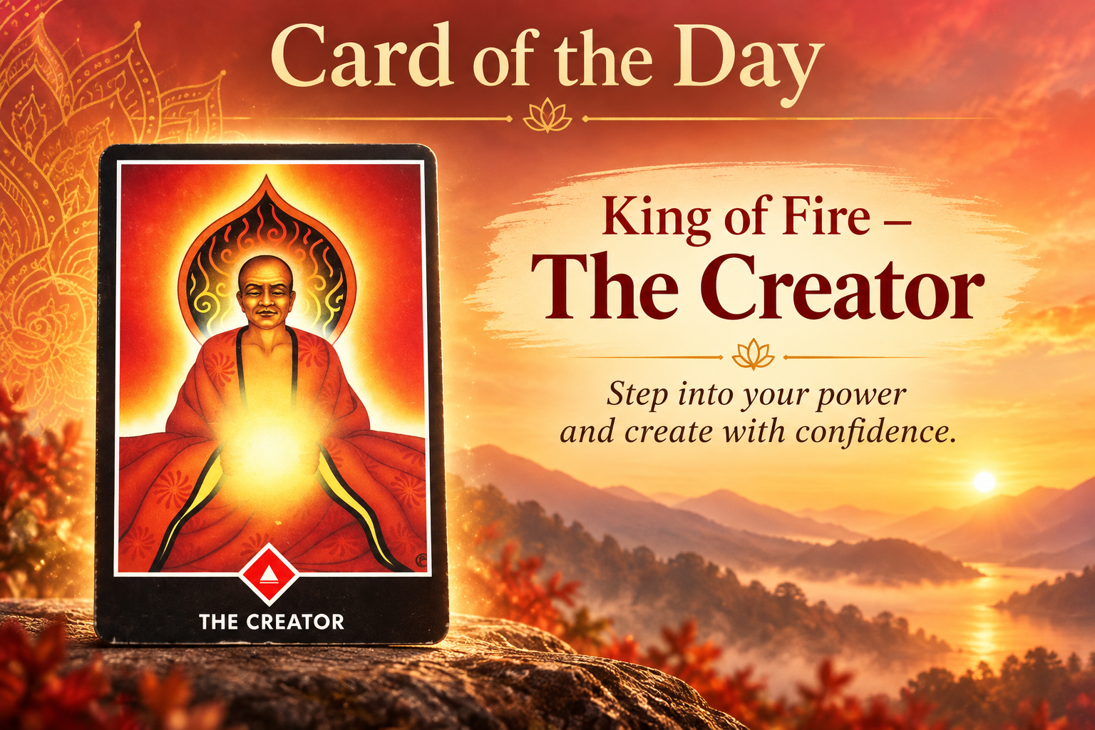 🔥 Card of the Day: King of Fire — The Creator