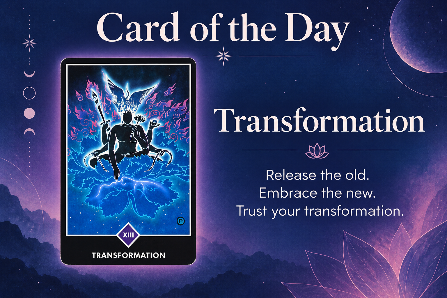 🌿 Card of the Day — Transformation